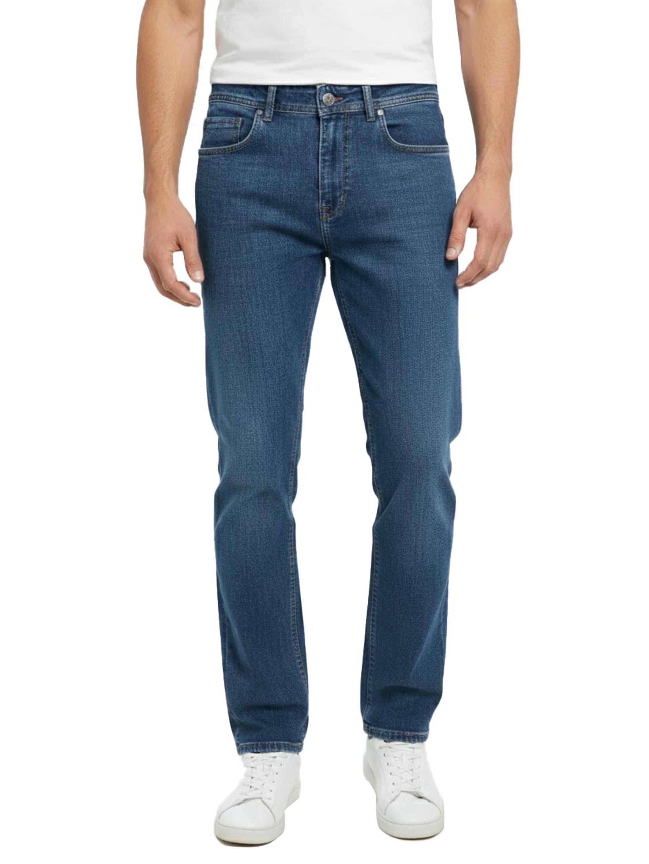Slim Straight Light Blue Denim Jeans
