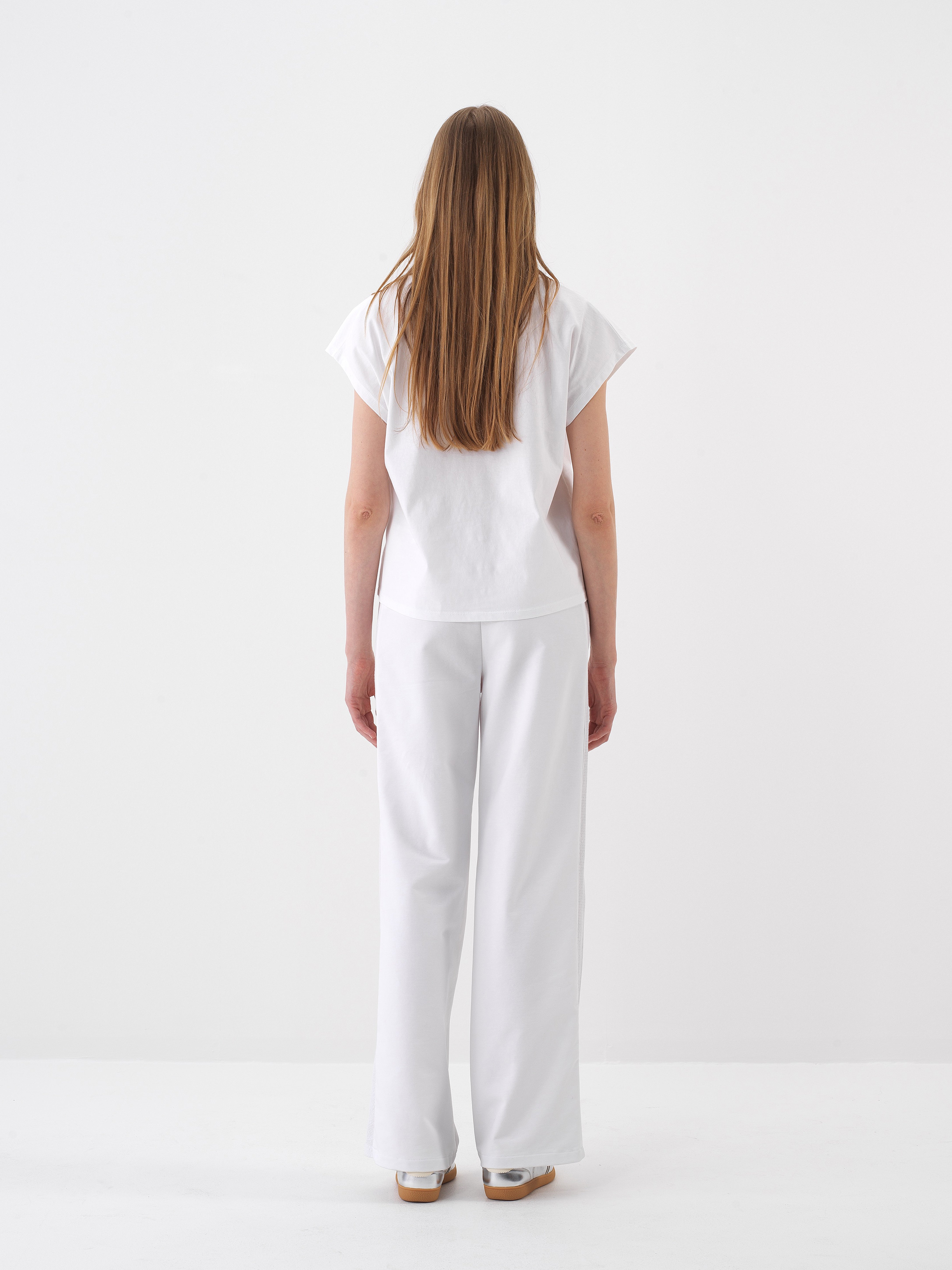 Xint White Oversize Cotton Pant
