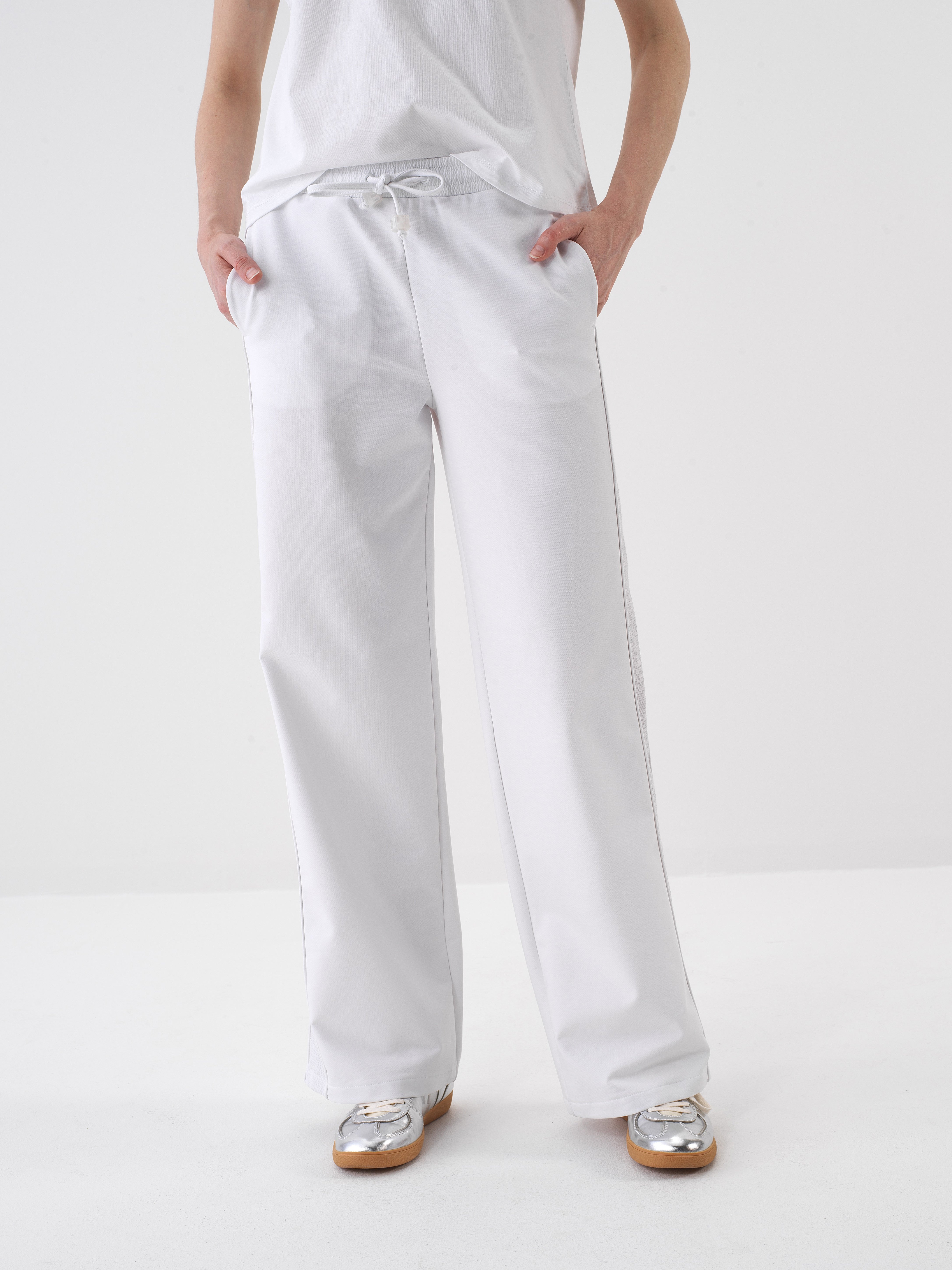 Xint White Oversize Cotton Pant