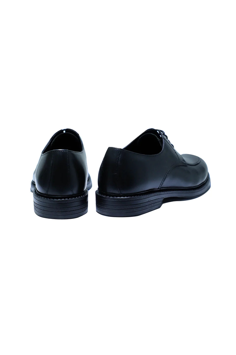 Open Lacing Black Comfort Oxford Shoes