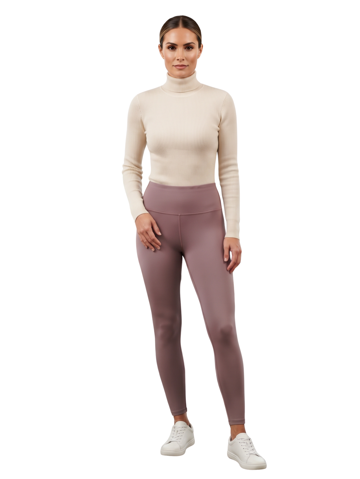 L.Purple High-Waisted Legging