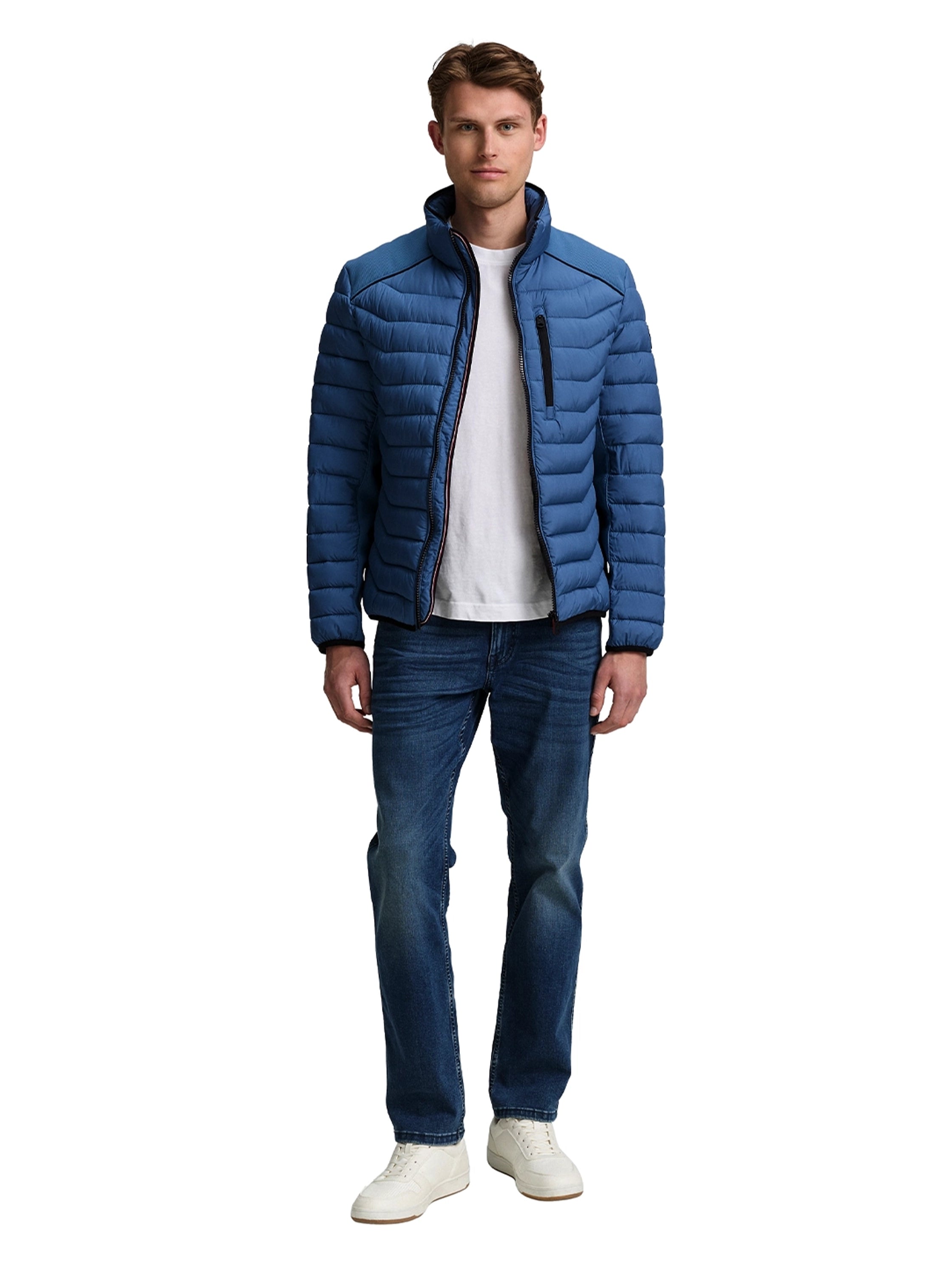 Tom Tailor Blue Jacket with Zipper To Close