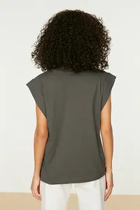 Trendyol Captain Style Cotton Antra T-shirt