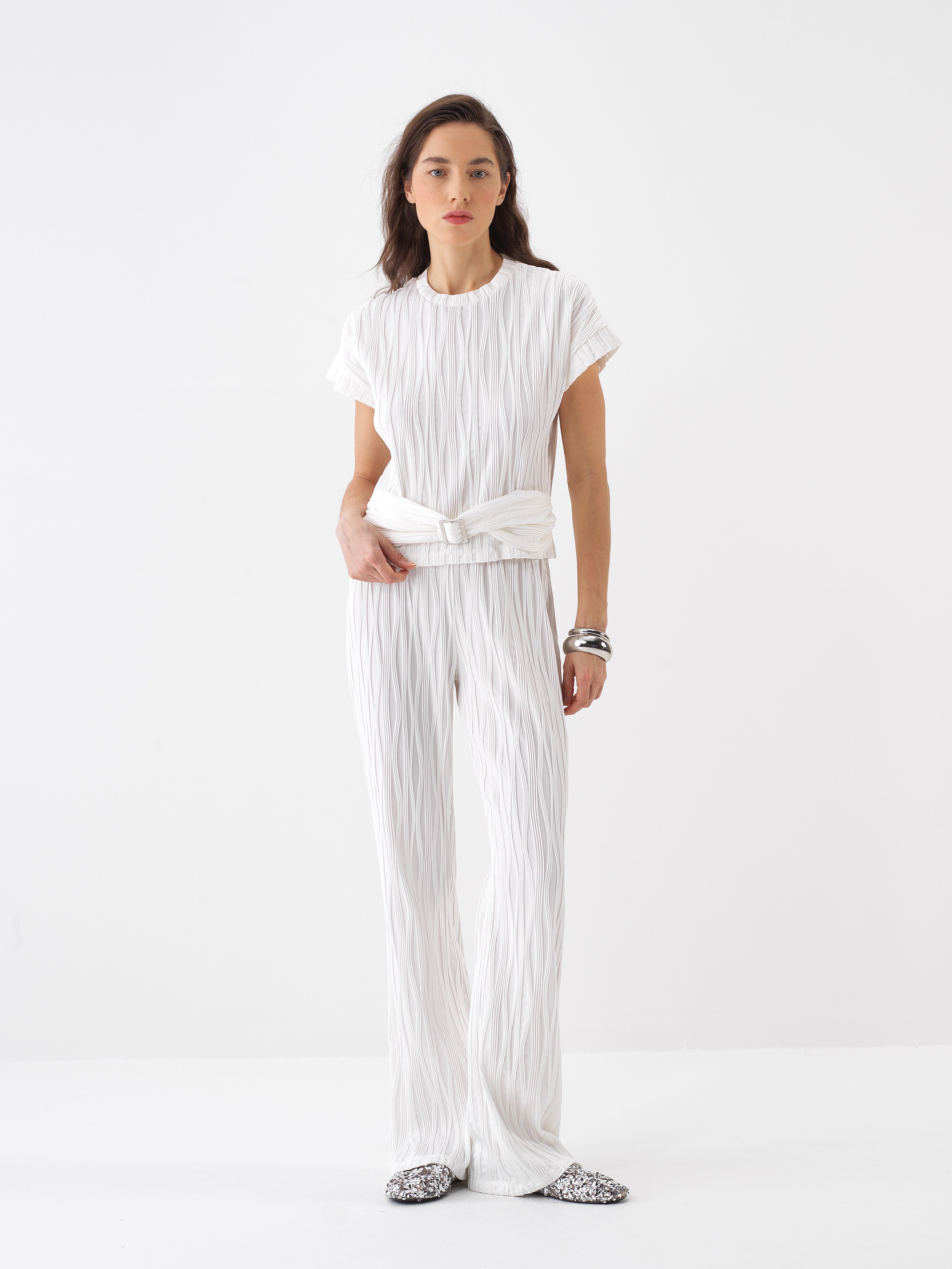 Xint White Regular Fit Blouse