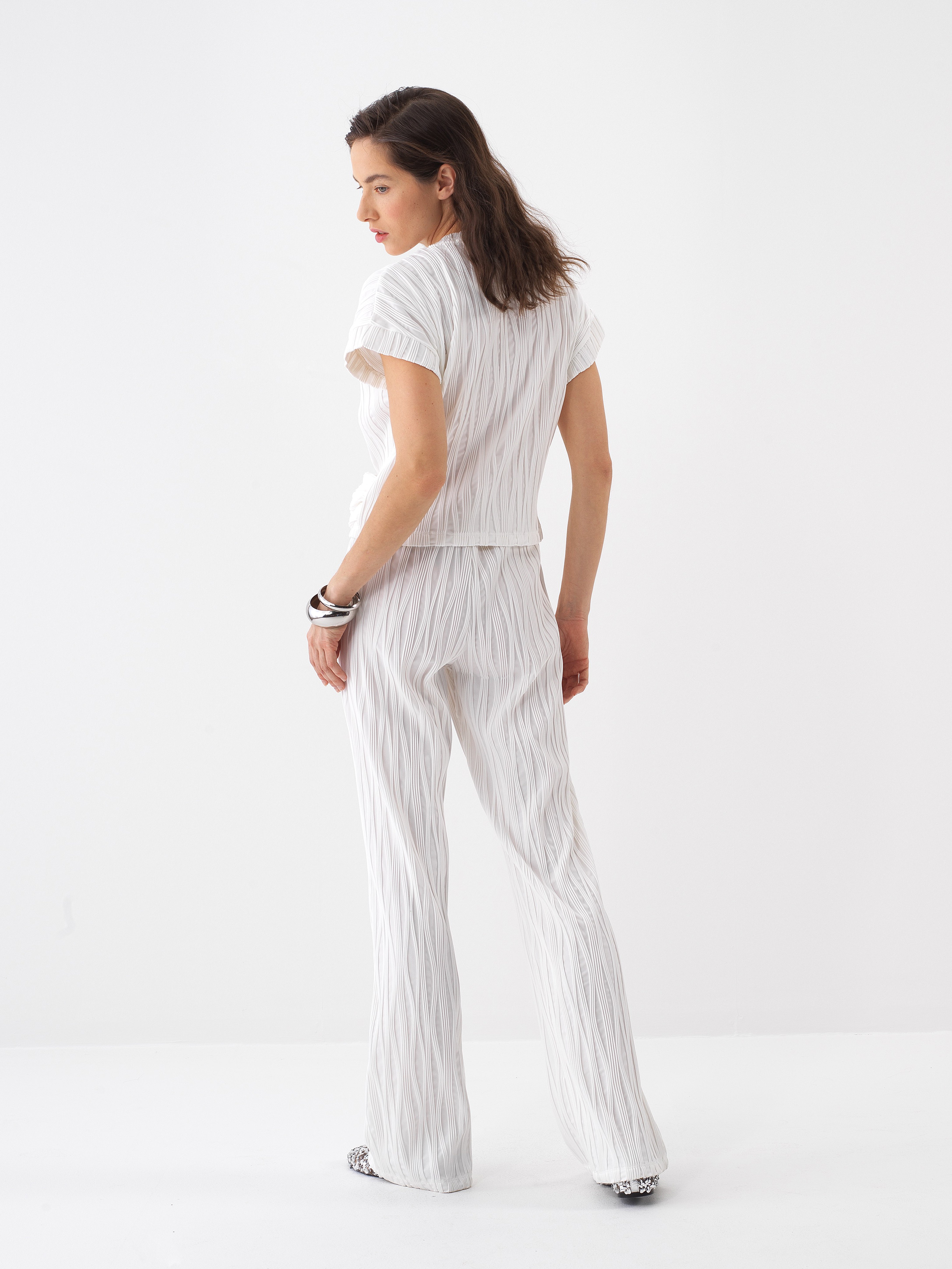 Xint White Regular Fit Blouse