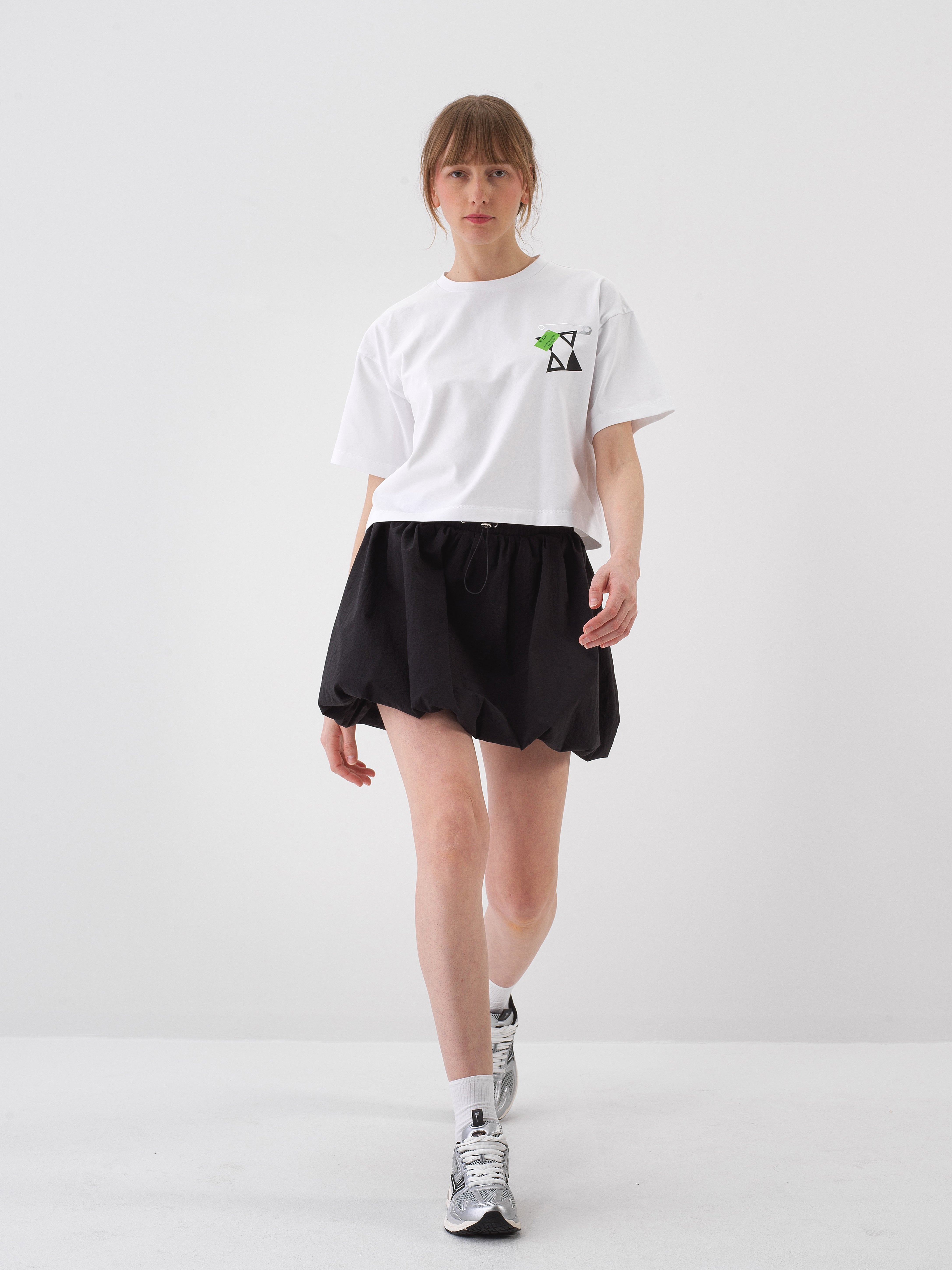 Xint White Oversize T-Shirt With Logo