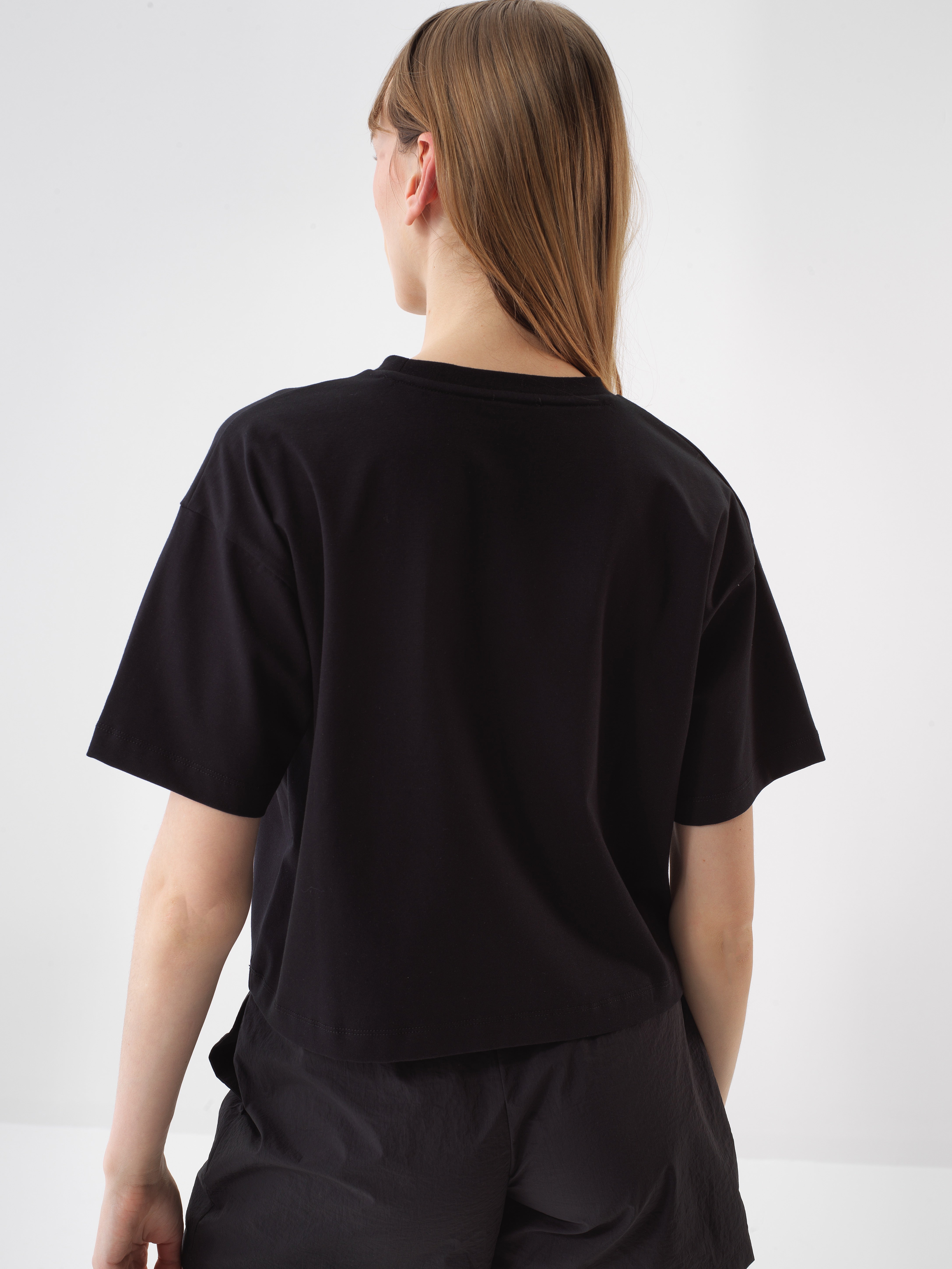 Xint Black Oversize T-Shirt With Logo