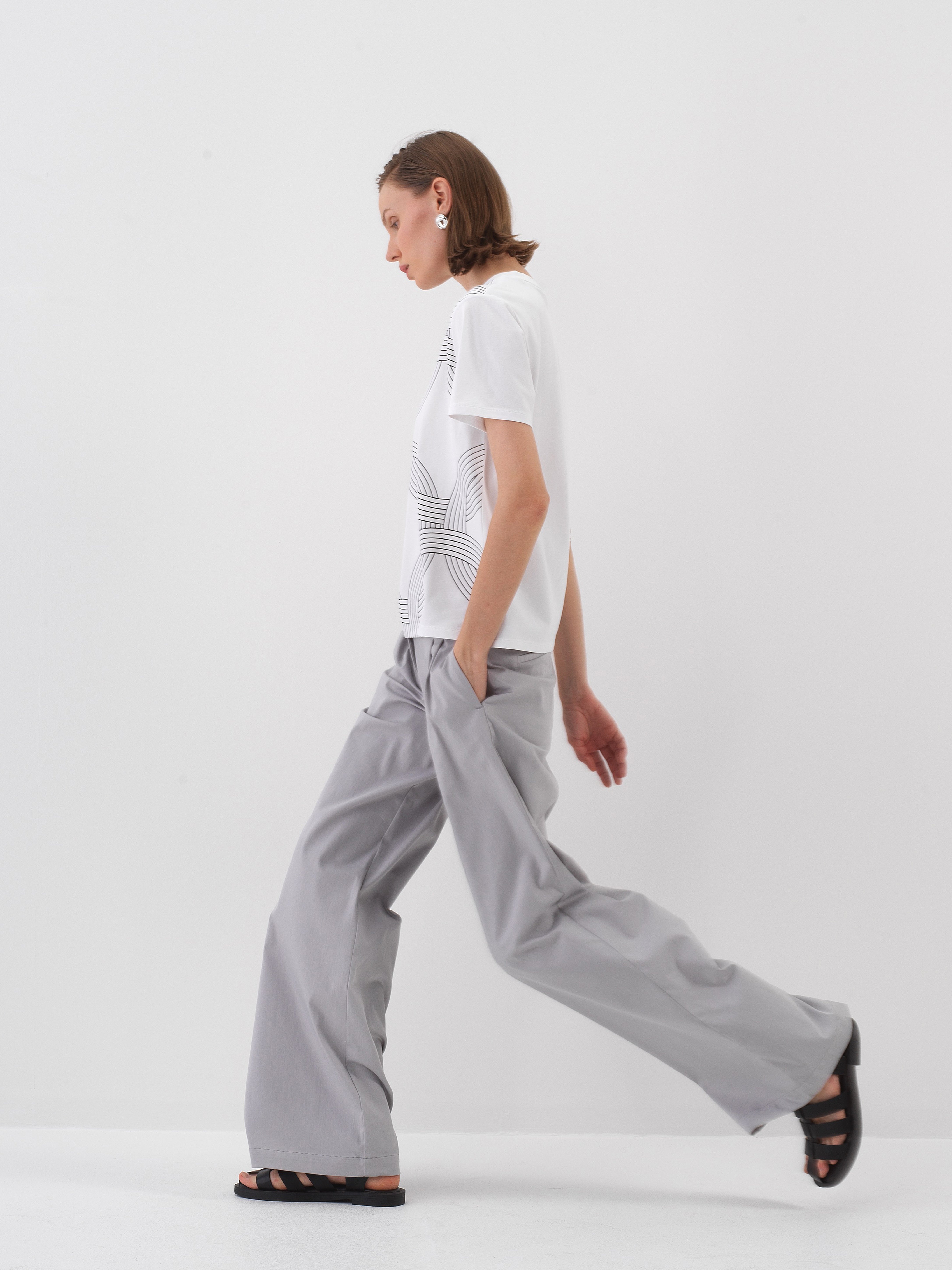 Xint White Printed T-Shirt