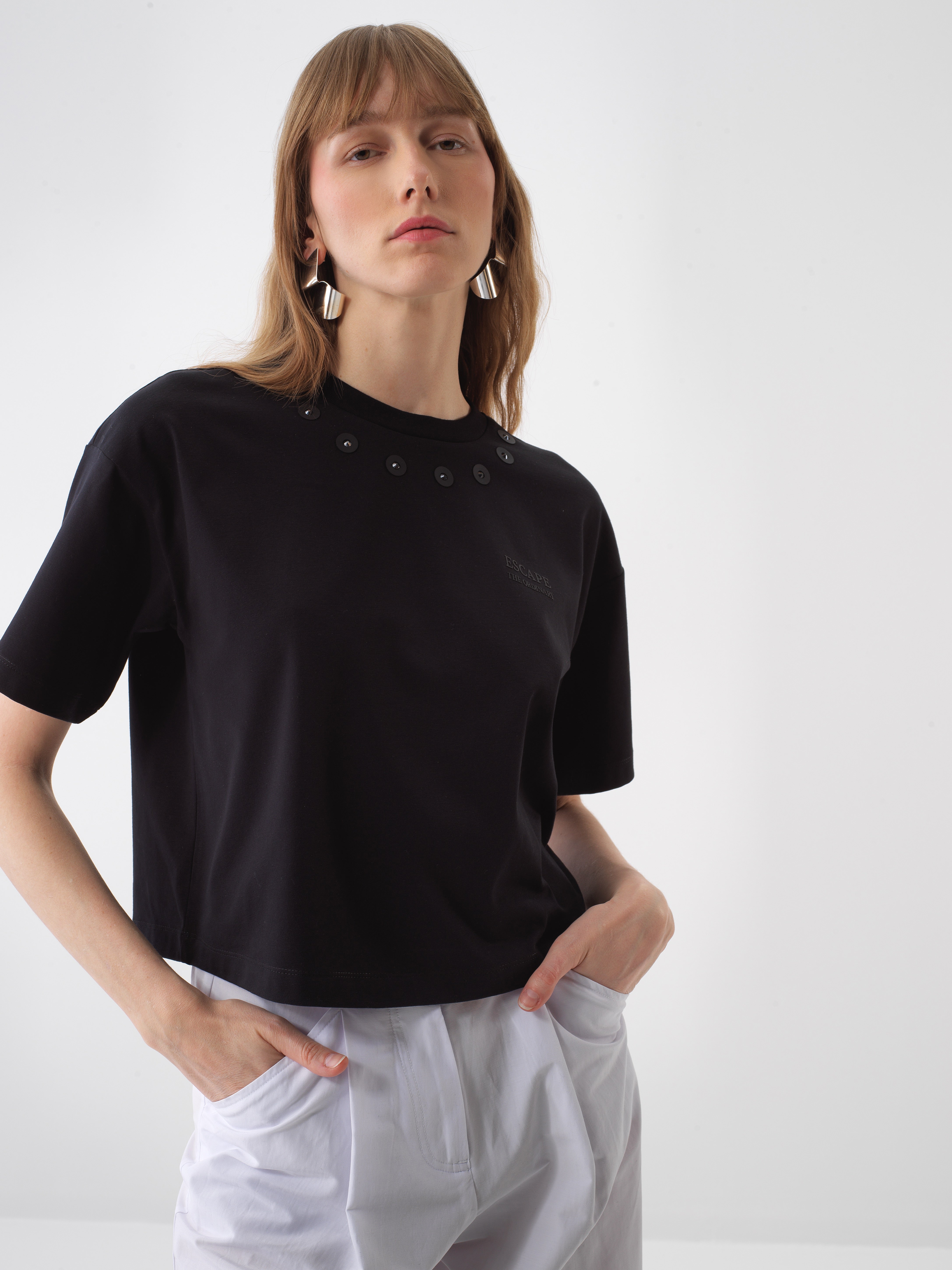 Xint Black Oversize T-Shirt