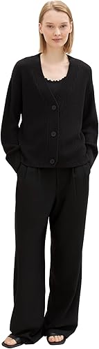 Tom Tailor V-Neck Black Cardigan