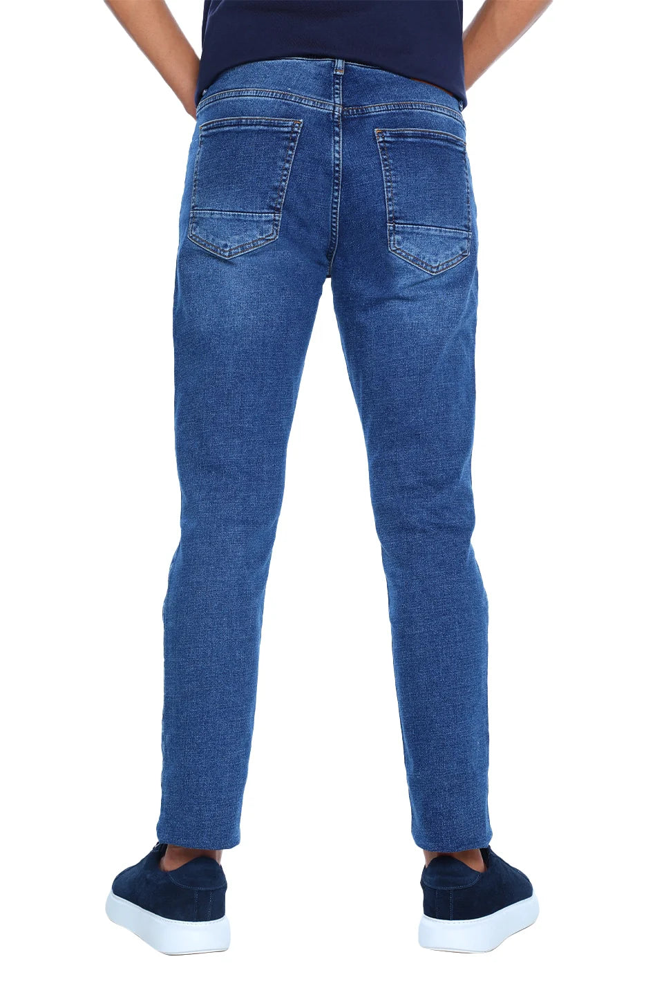Blue Washed Denim Jeans