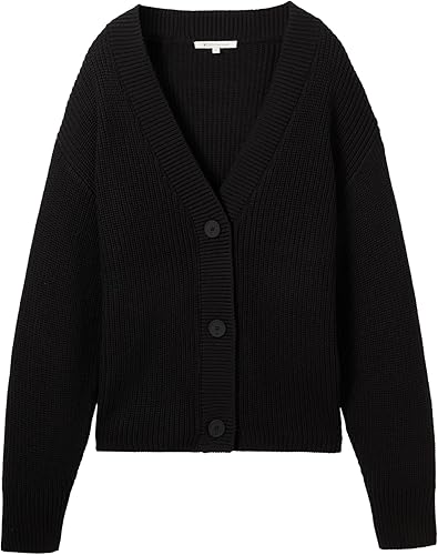 Tom Tailor V-Neck Black Cardigan