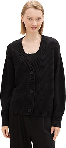 Tom Tailor V-Neck Black Cardigan