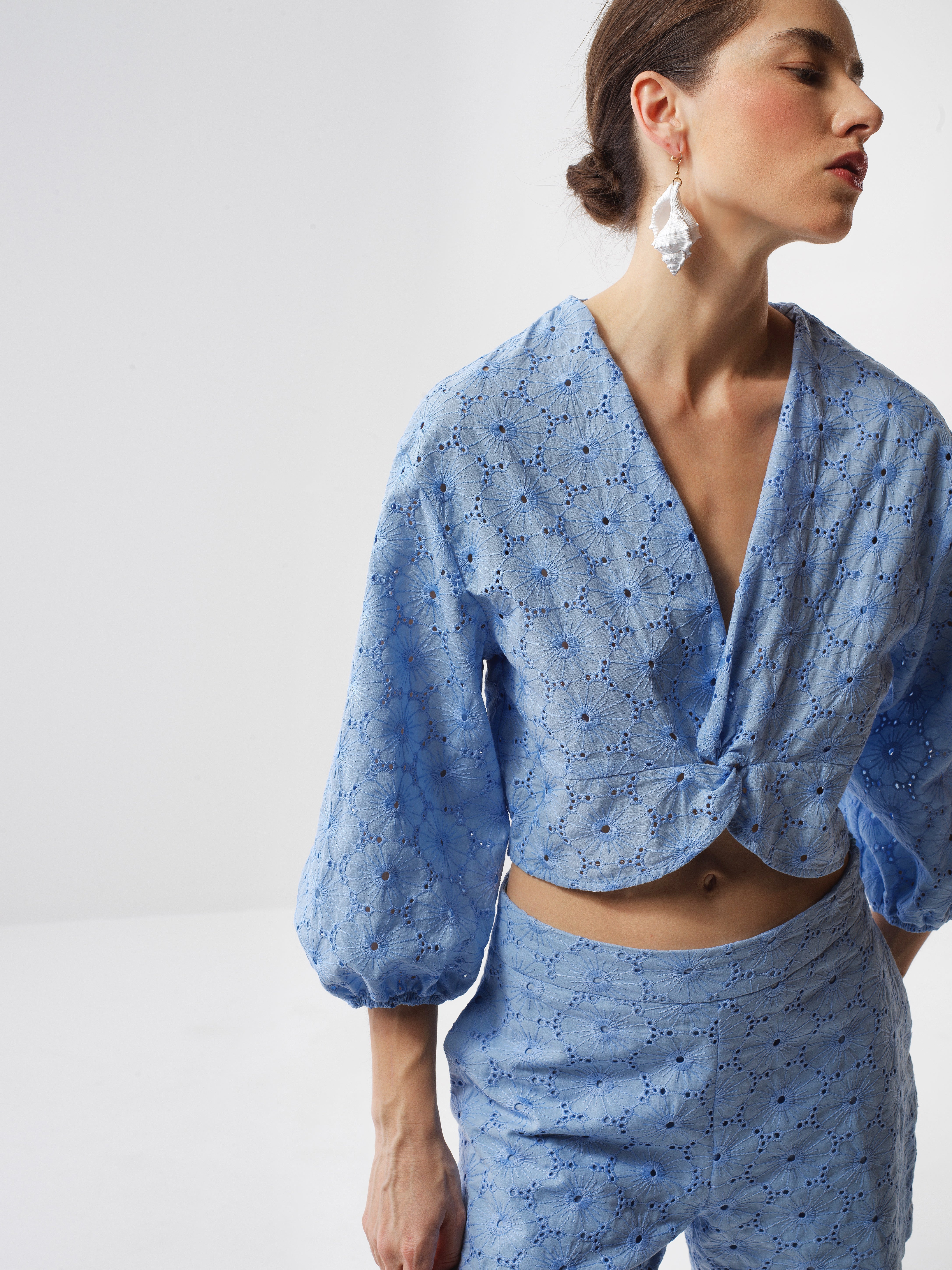 Xint Blue Regular Fit Top