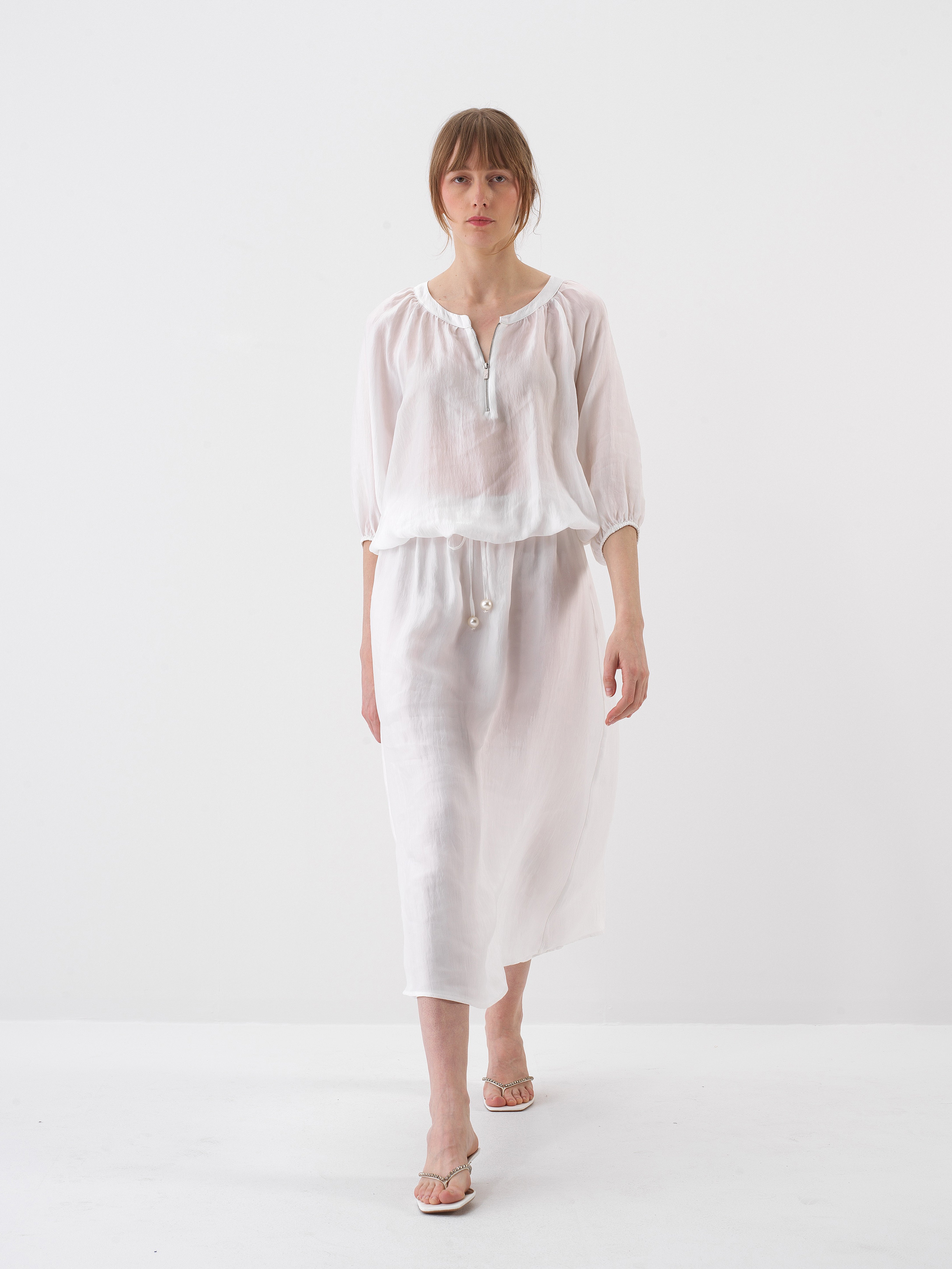 Xint White Casual T-Shirt