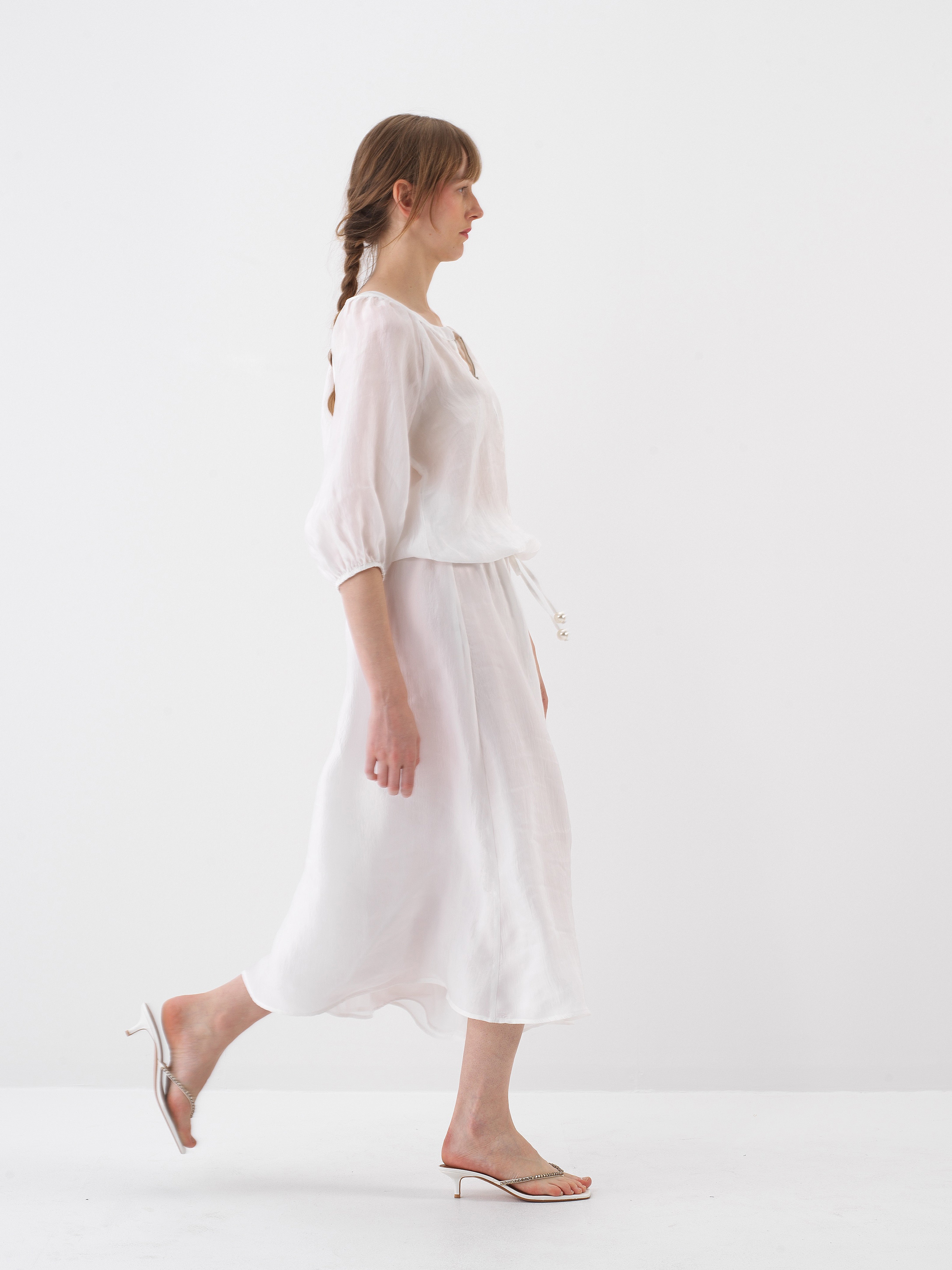 Xint White Casual T-Shirt