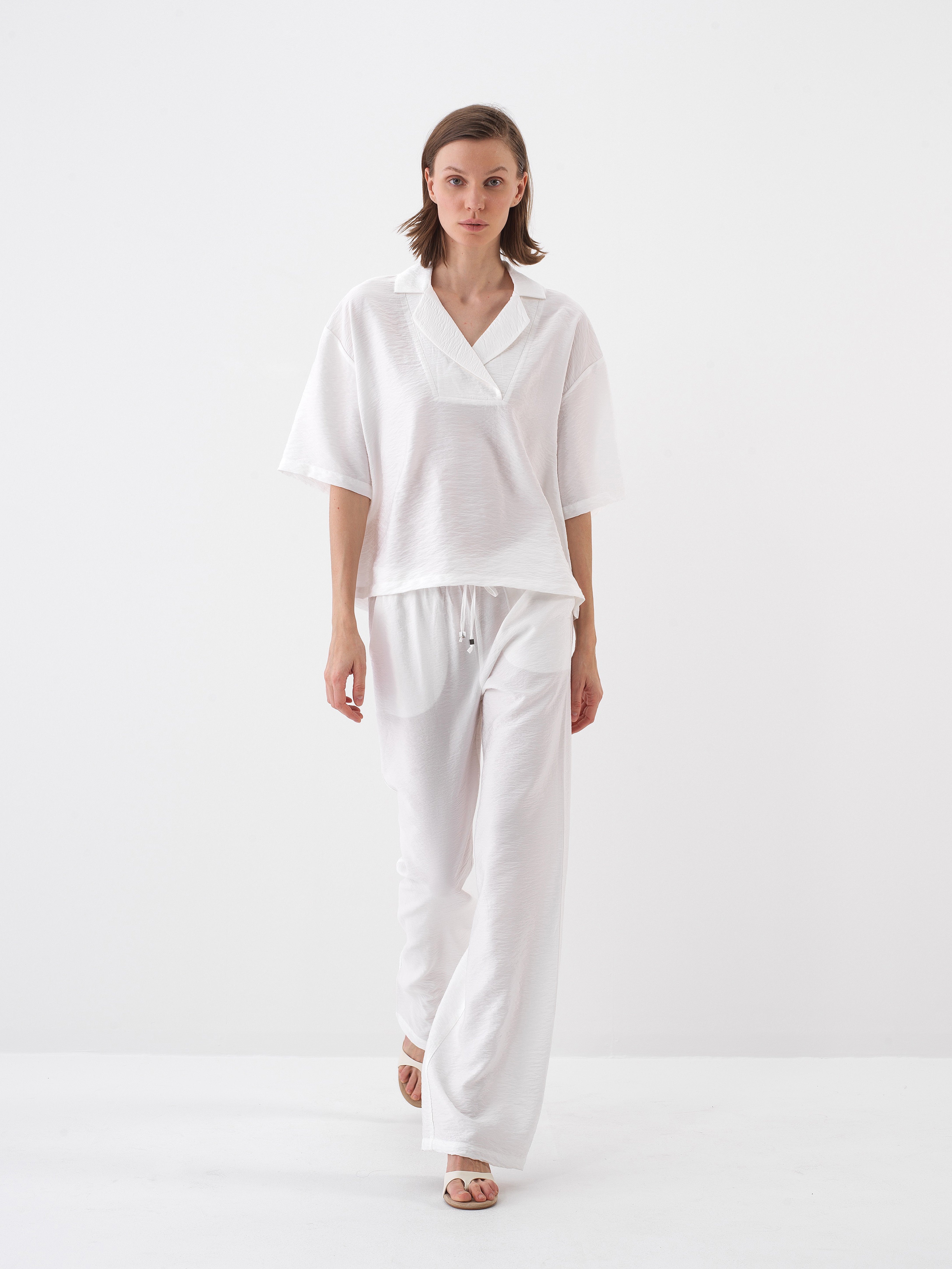 Xint White Oversize Blouse
