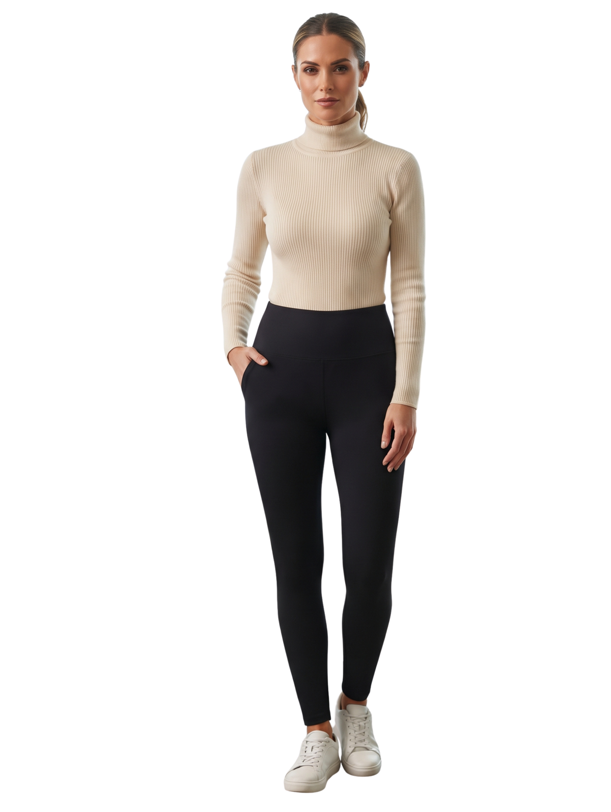 Black High-Waisted Legging