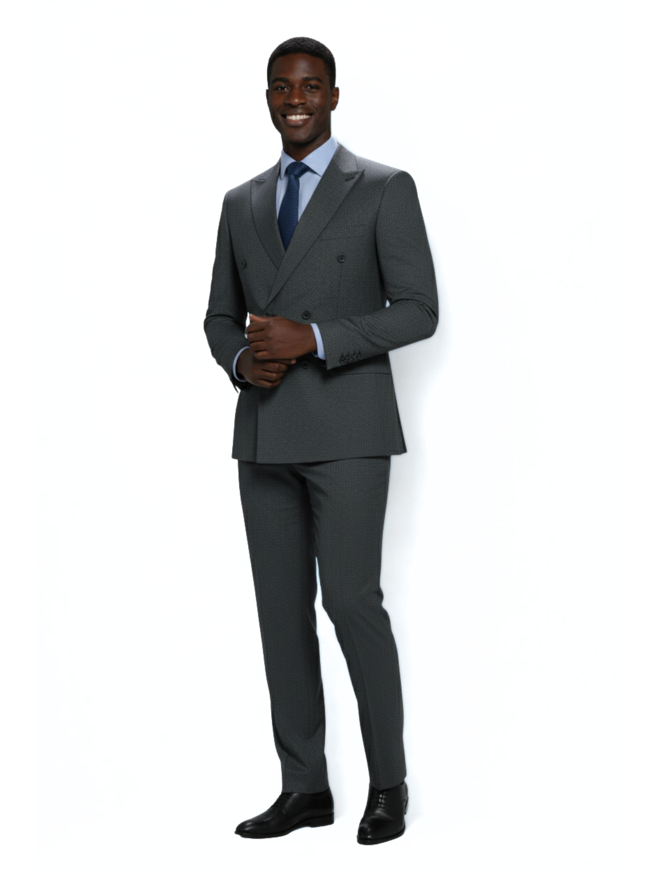 Classic Business Double-breasted Antra Suit