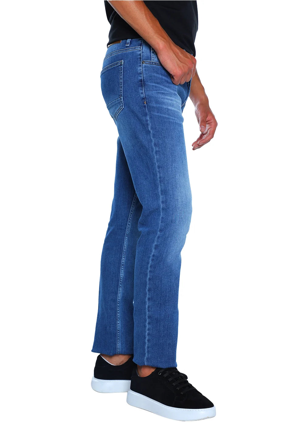 Slim Straight Blue Jeans
