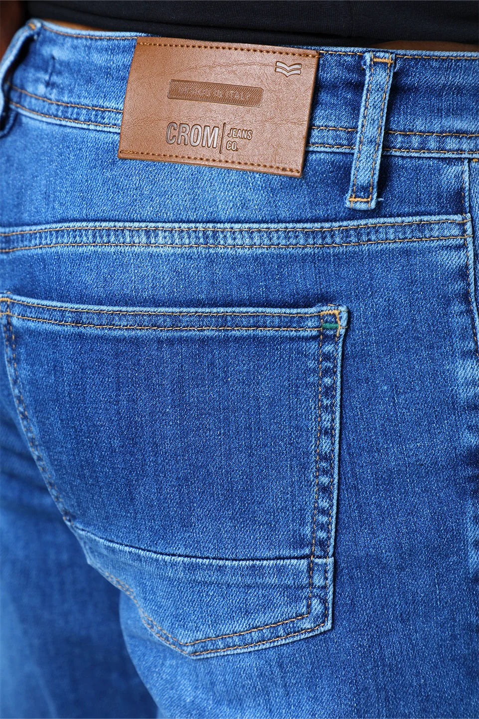 Slim Straight Blue Jeans