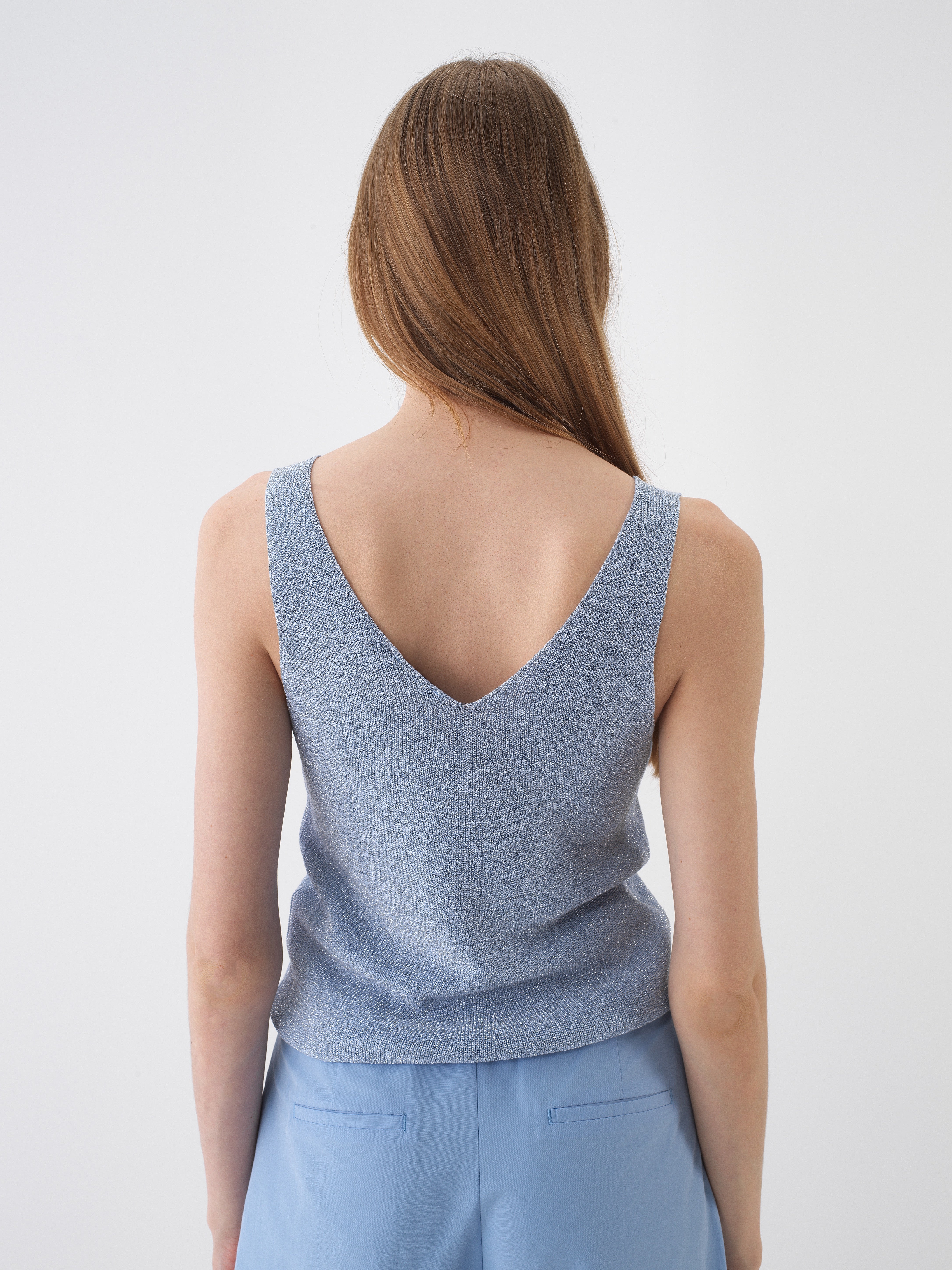 Xint Blue Regular Fit Top