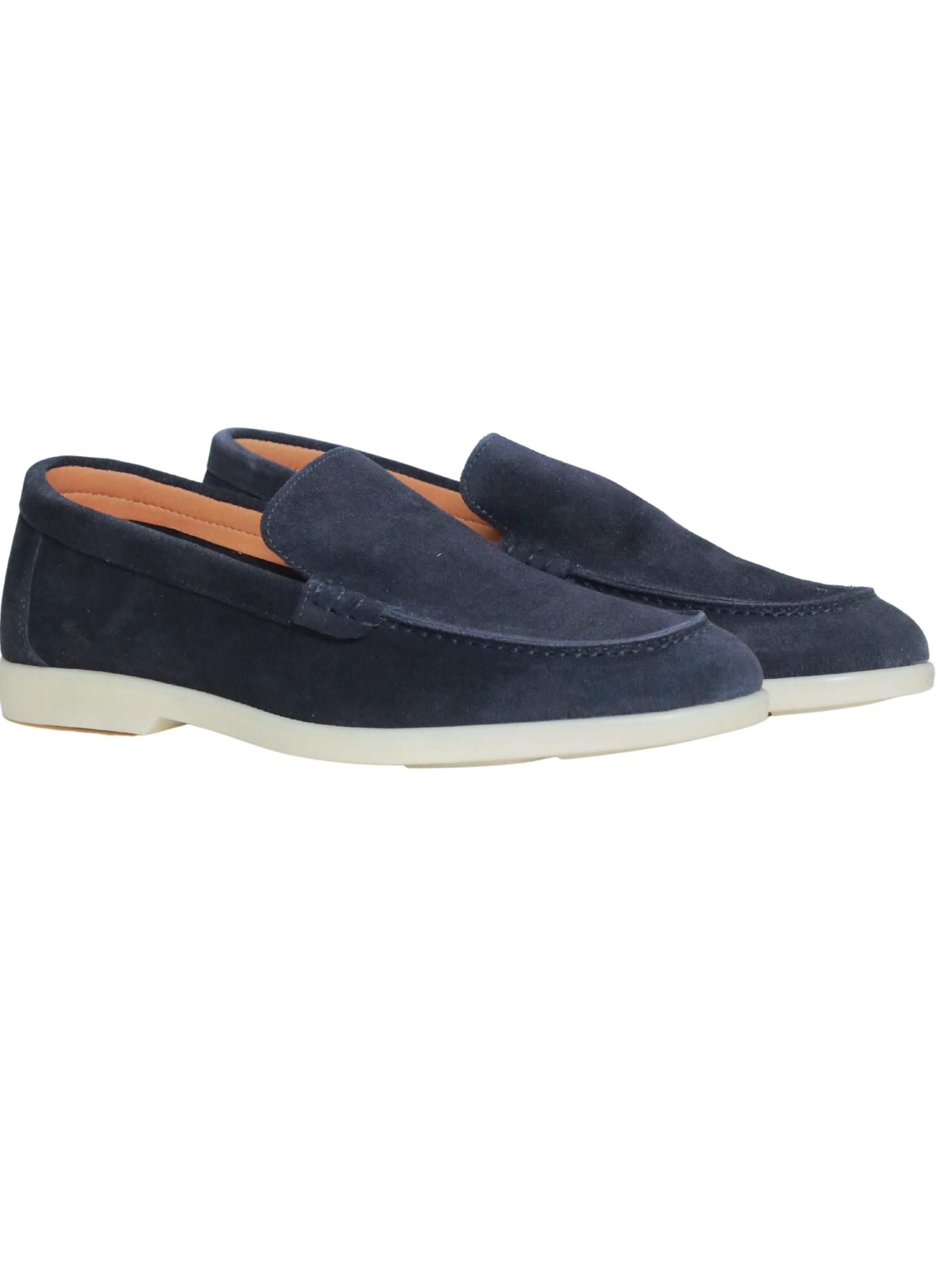 Navy Slip-On Casual Shoes With A Sleek Design