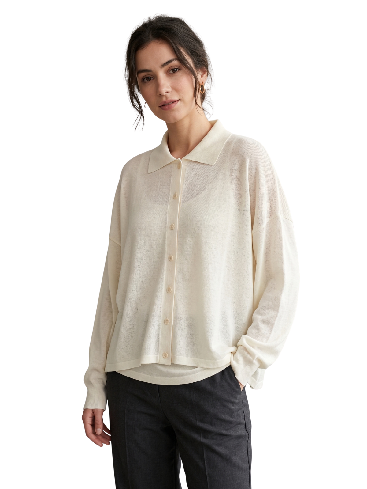 OffWhite Long Sleeved Polo