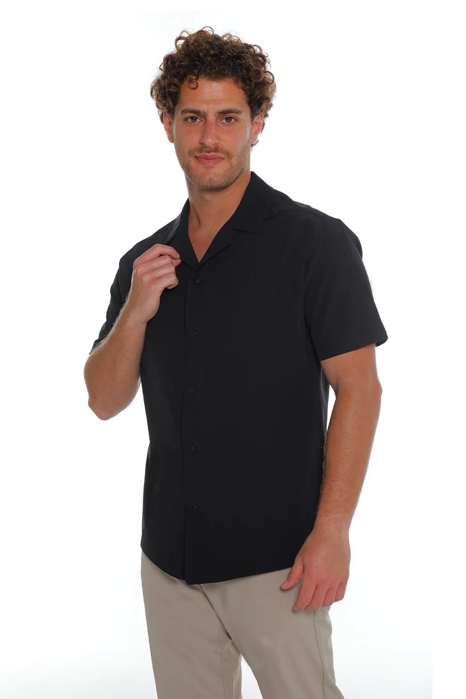 Short Sleeved Black Shirt