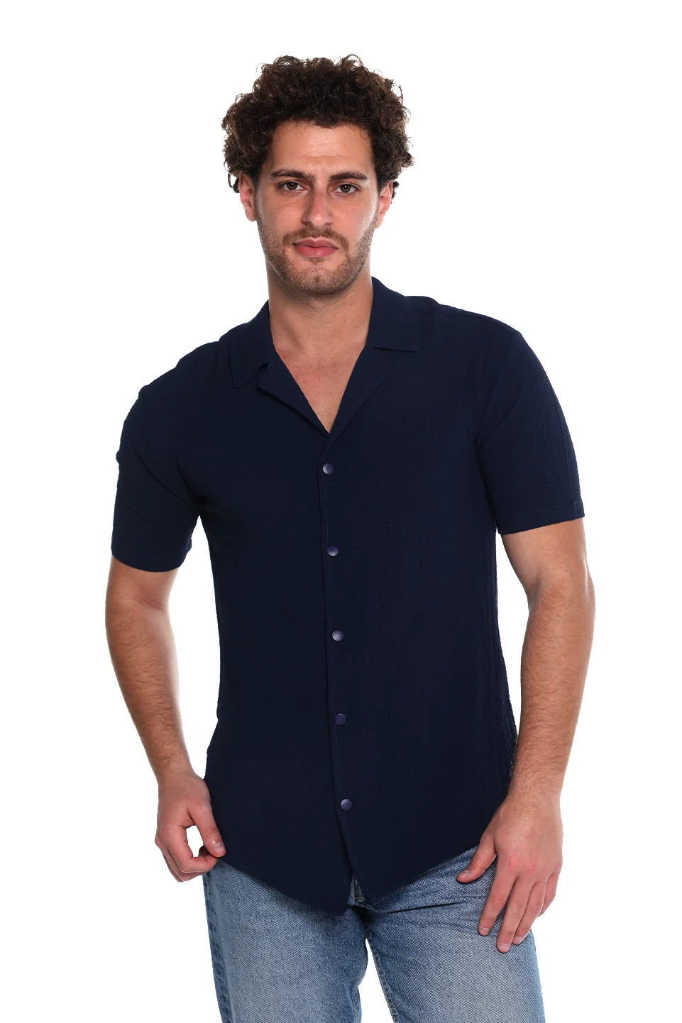 Navy Short Sleeve Shirt