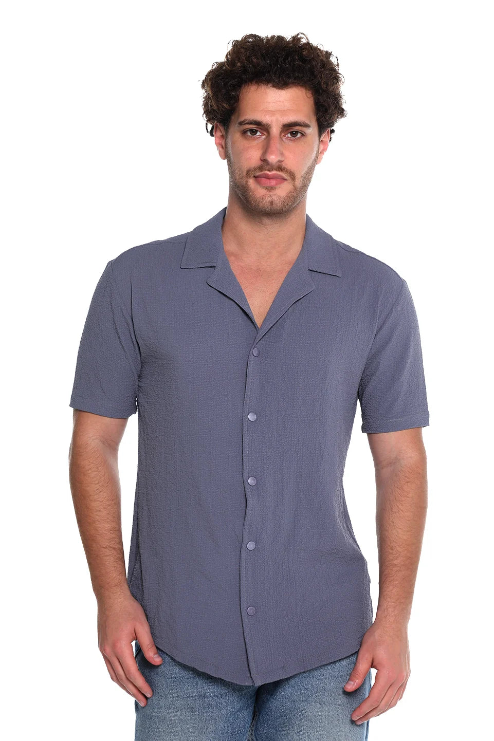 Dark Grey Short Sleeve Shirt