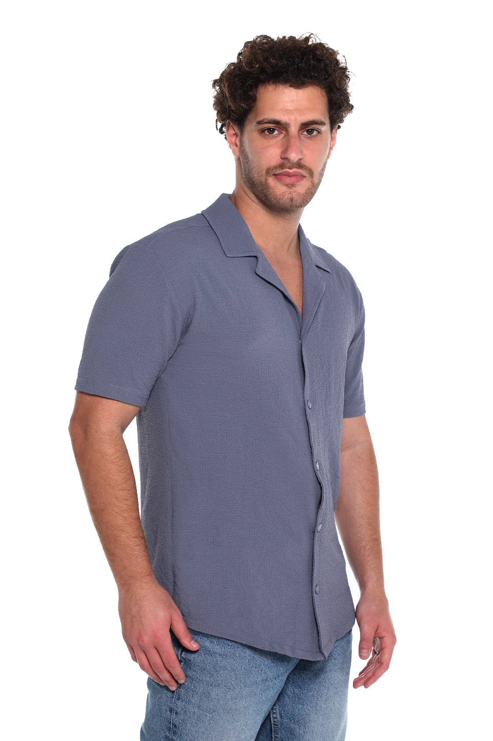 Dark Grey Short Sleeve Shirt