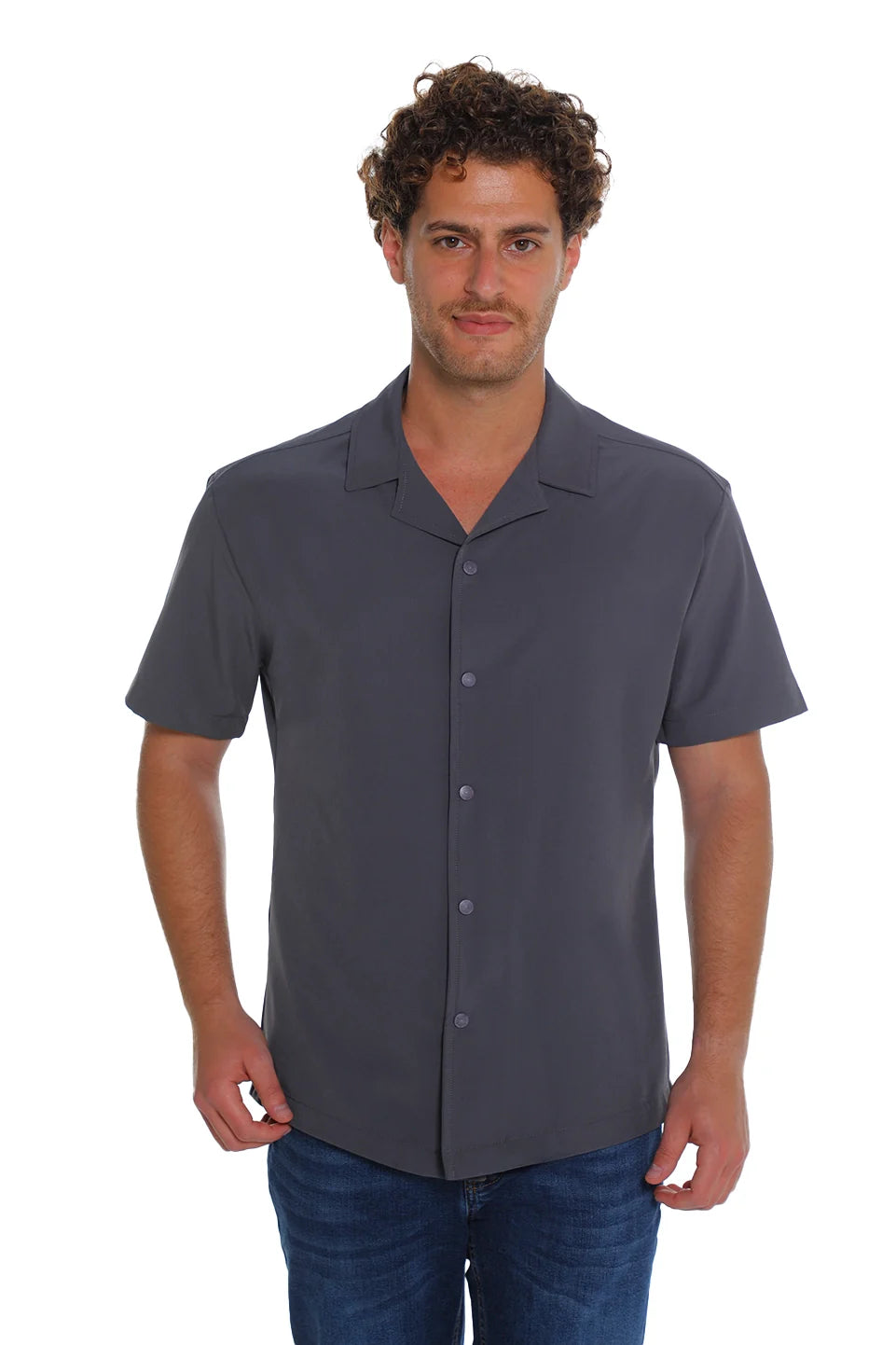 Short Sleeved Grey Shirt