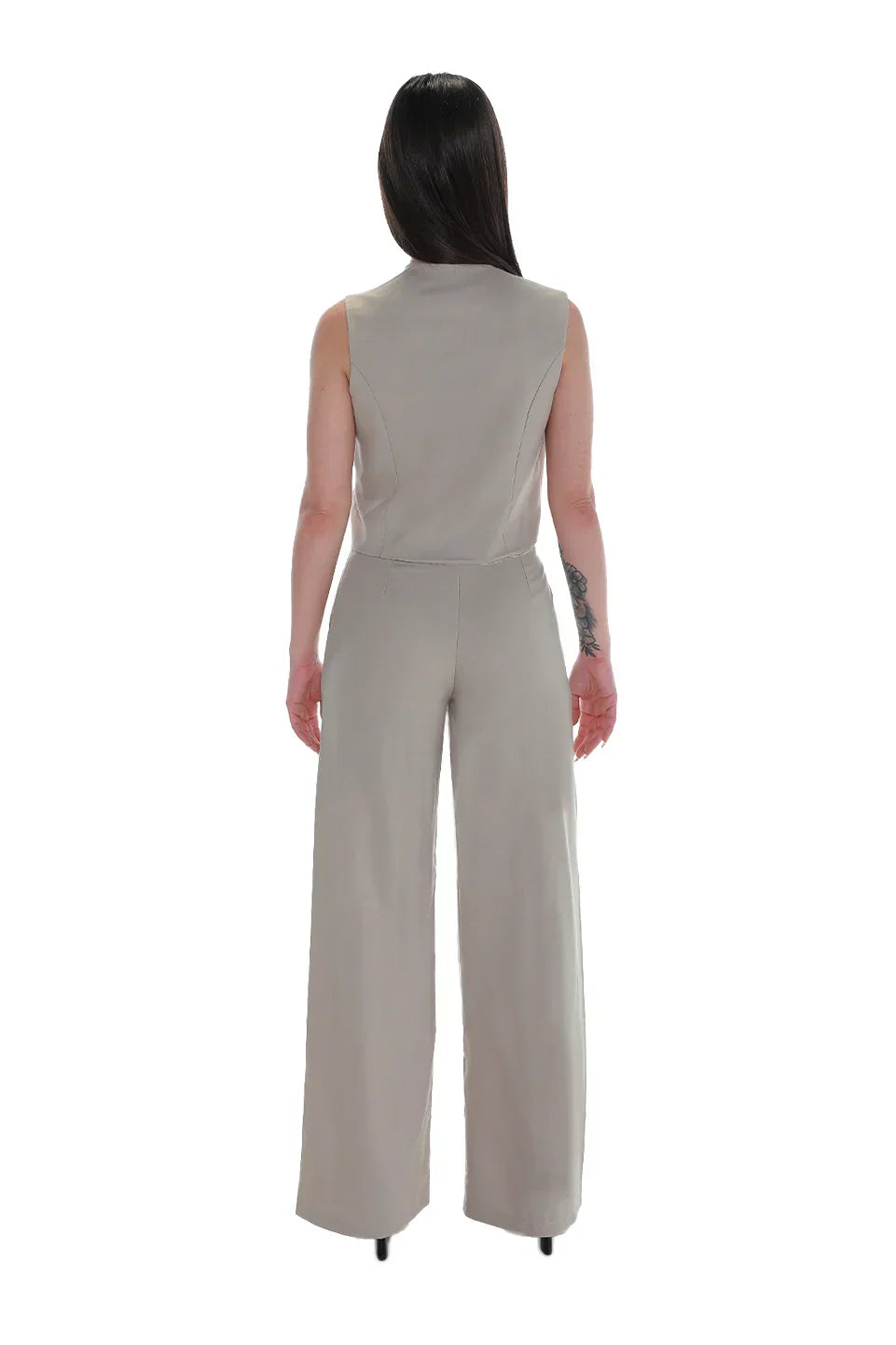 Classy Beige Vest & Pant Set