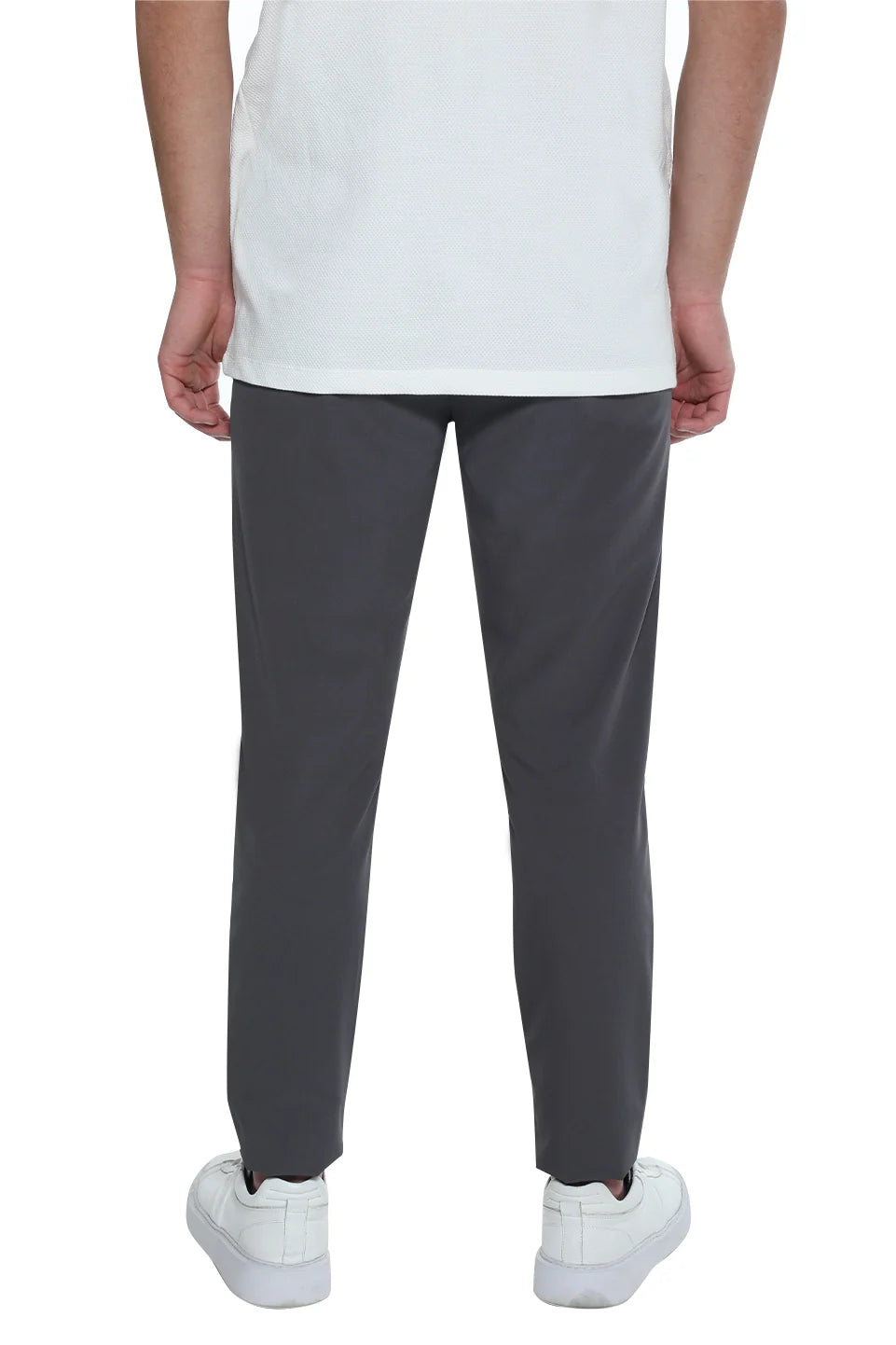 Grey Pant With Slanted Side Pocket