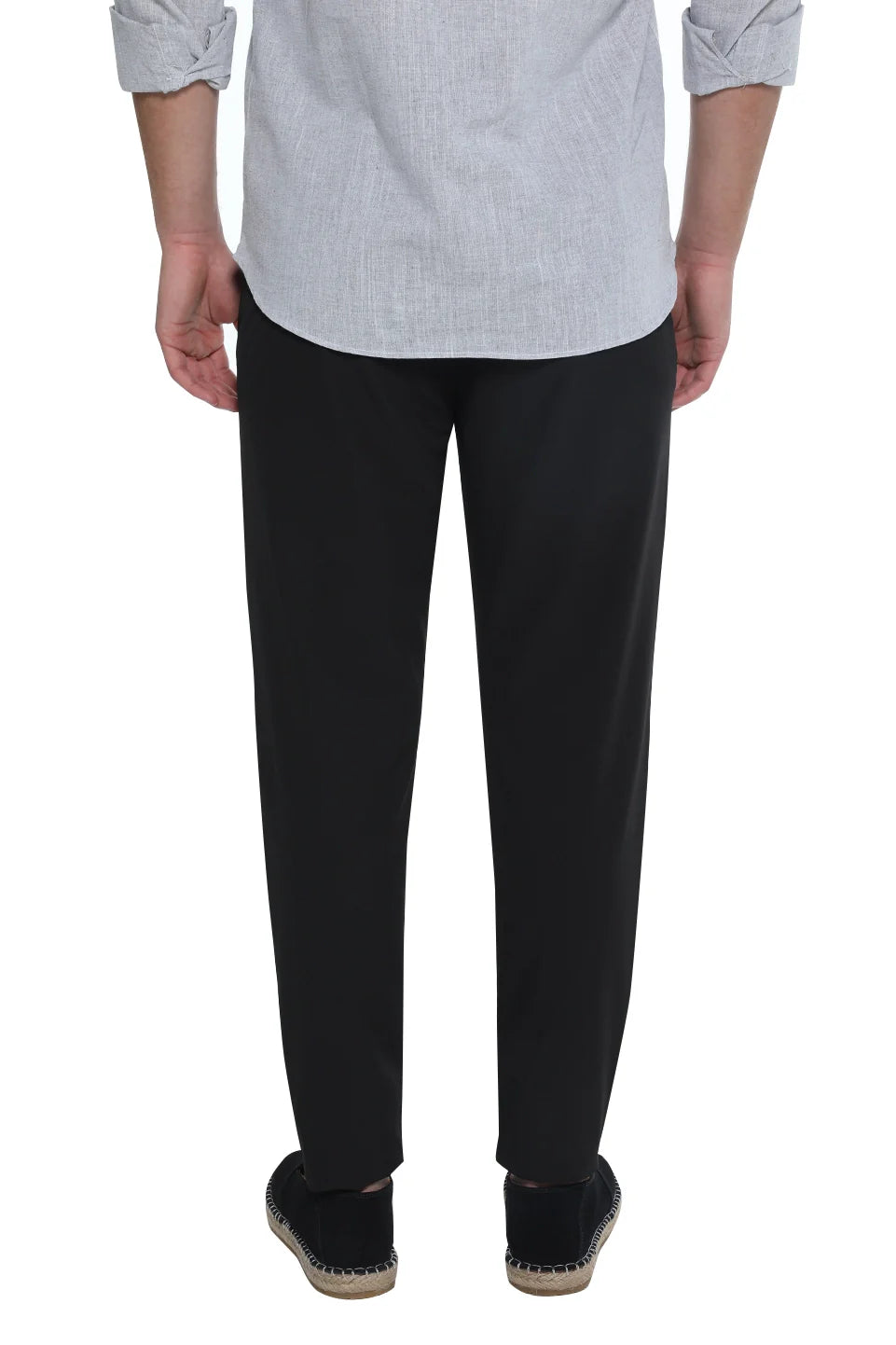 Black Pant With Slanted Side Pocket