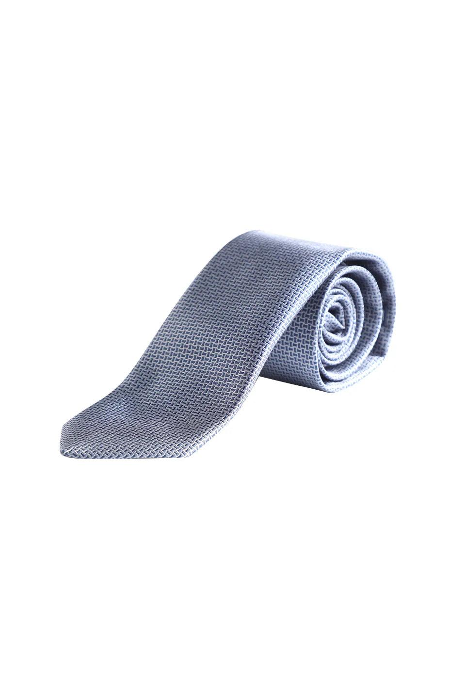 Blue Classic Tie With Pattern