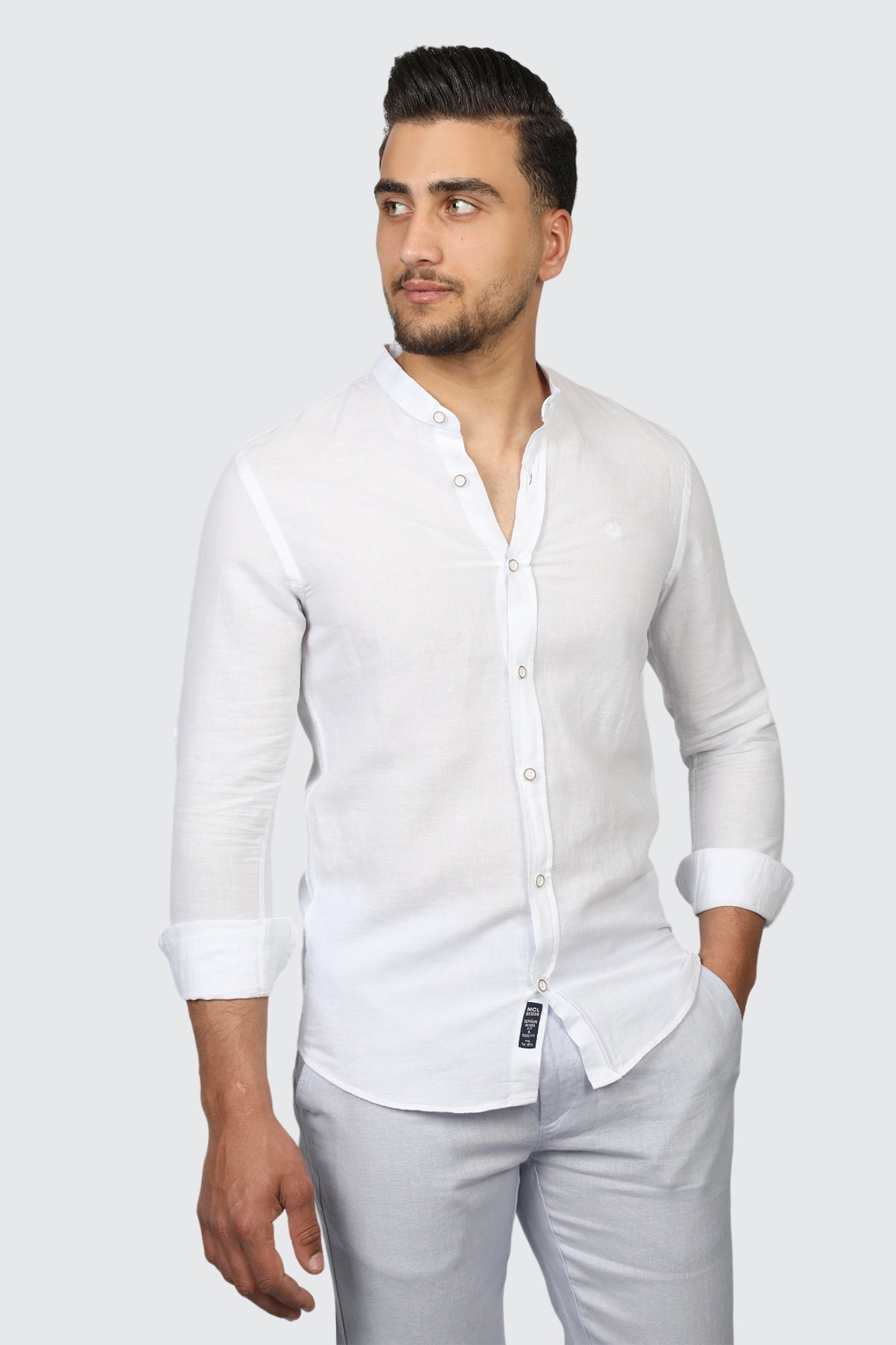 Men Classy Slim Black Sweater