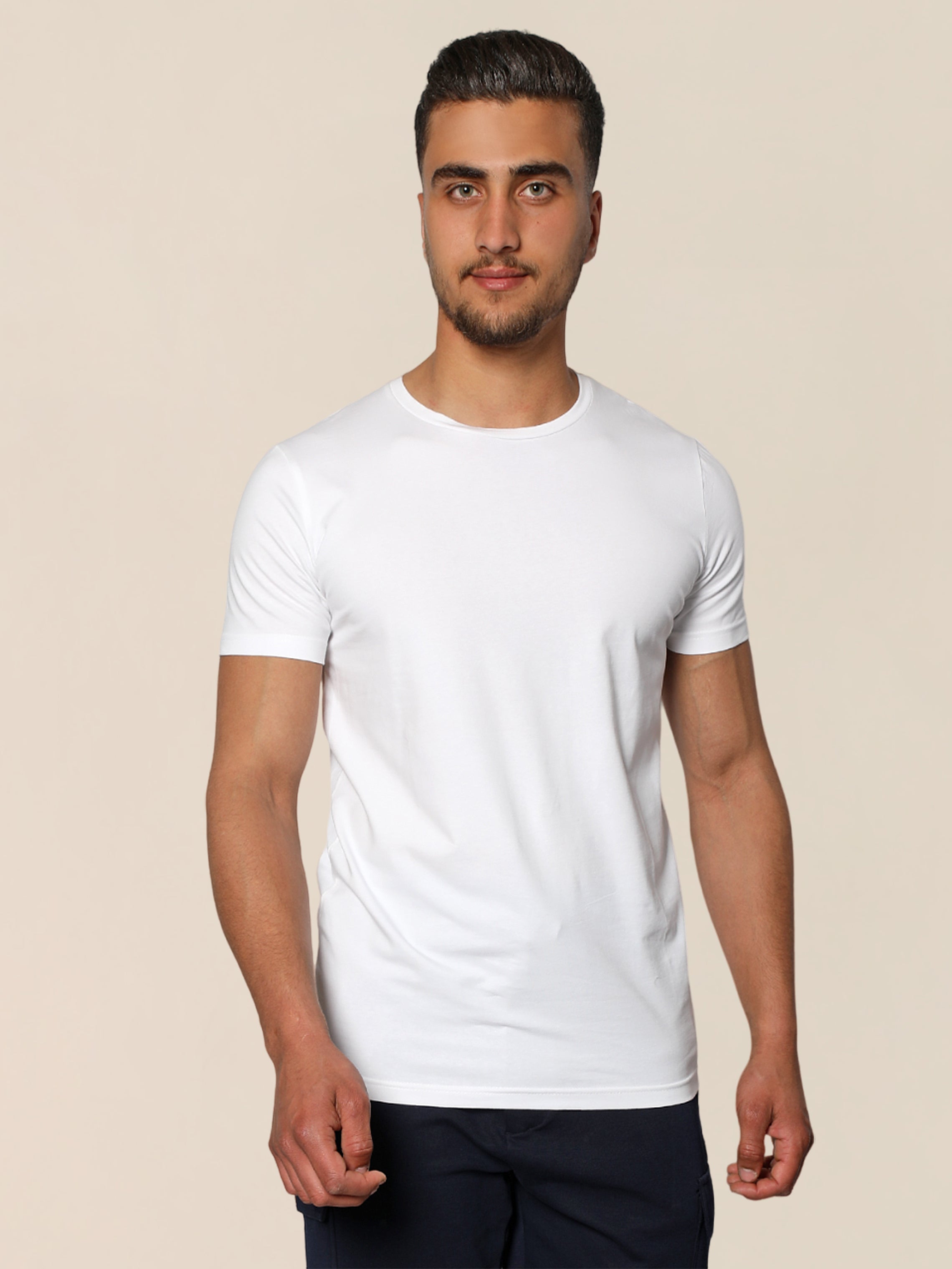 Jack Dapper Shortsleeved Basic T-shirt With Round Neck