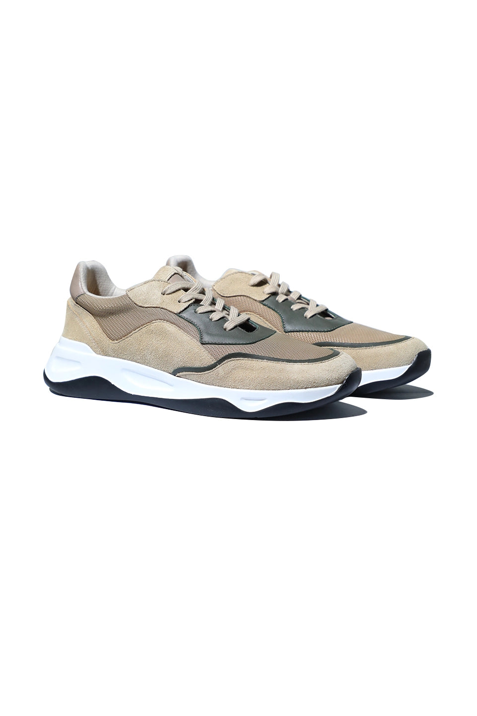 Beige Casual Shoes Wtih White Insole