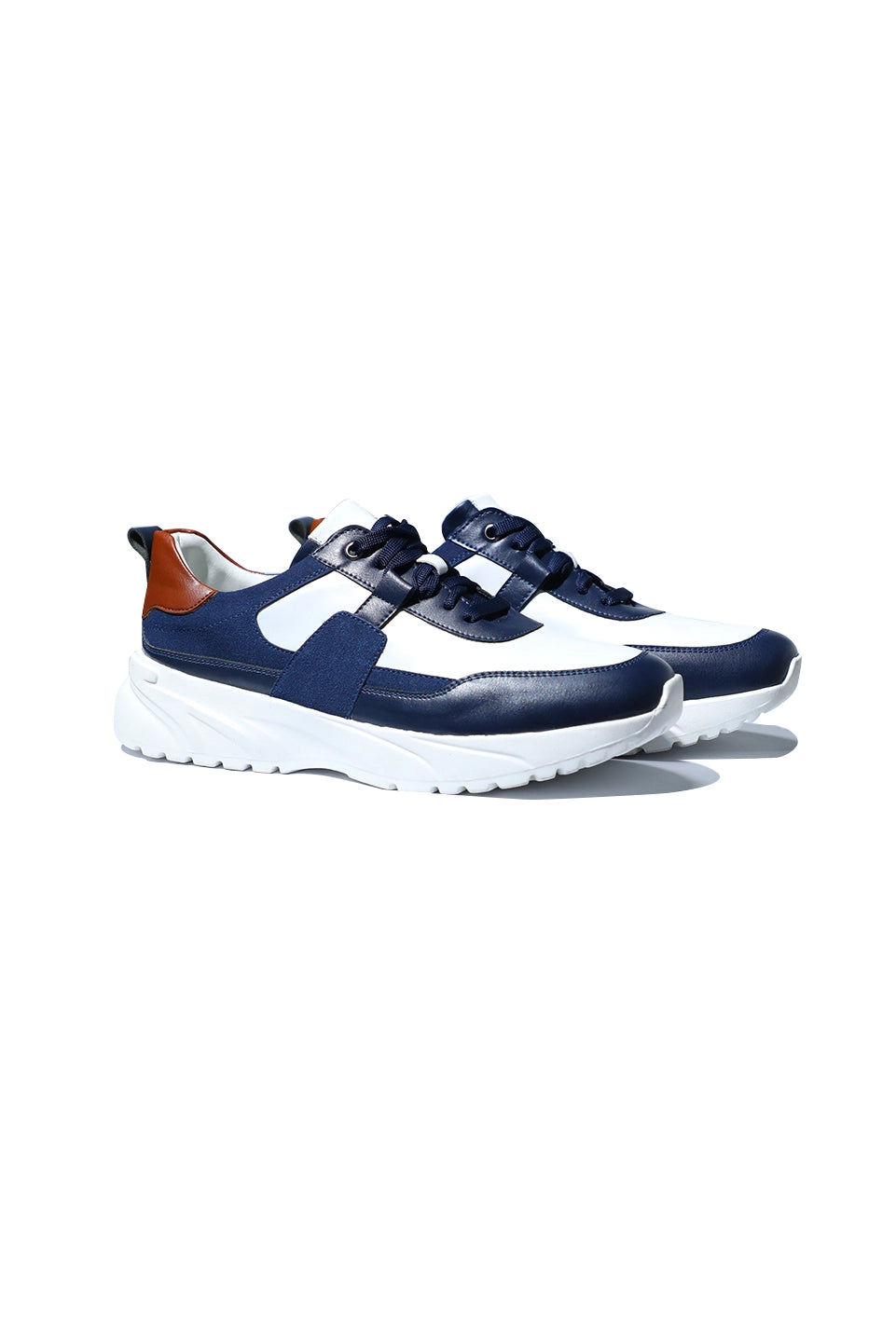 Navy Modern Sneakers