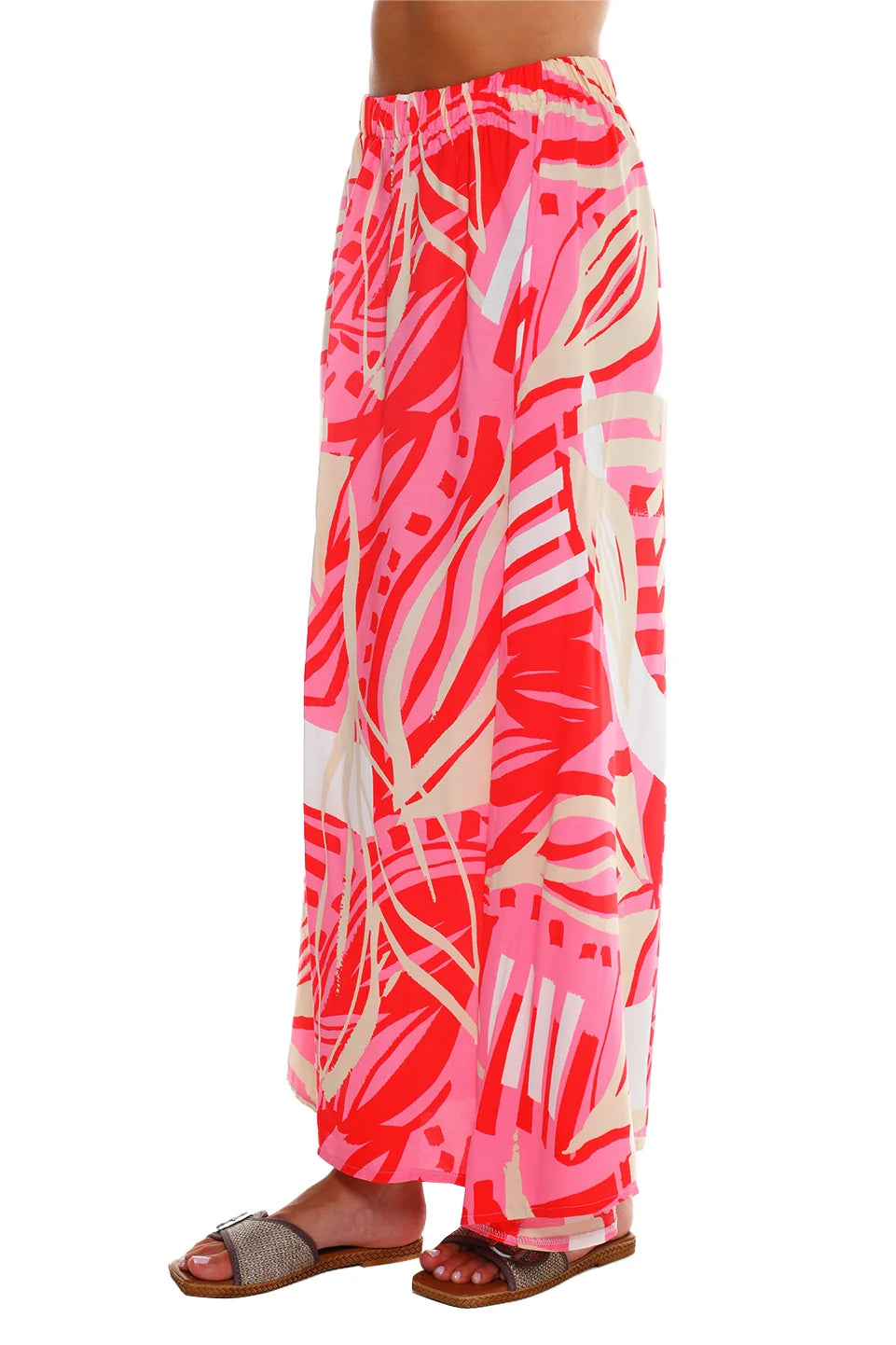 Long Skirt With Printed Design