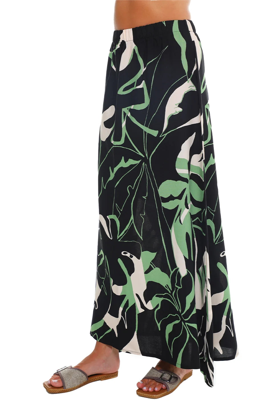 Long Skirt With Printed Design