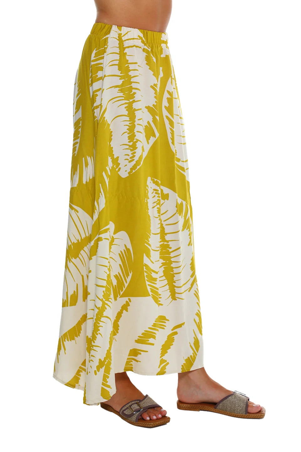 Long Skirt With Printed Design