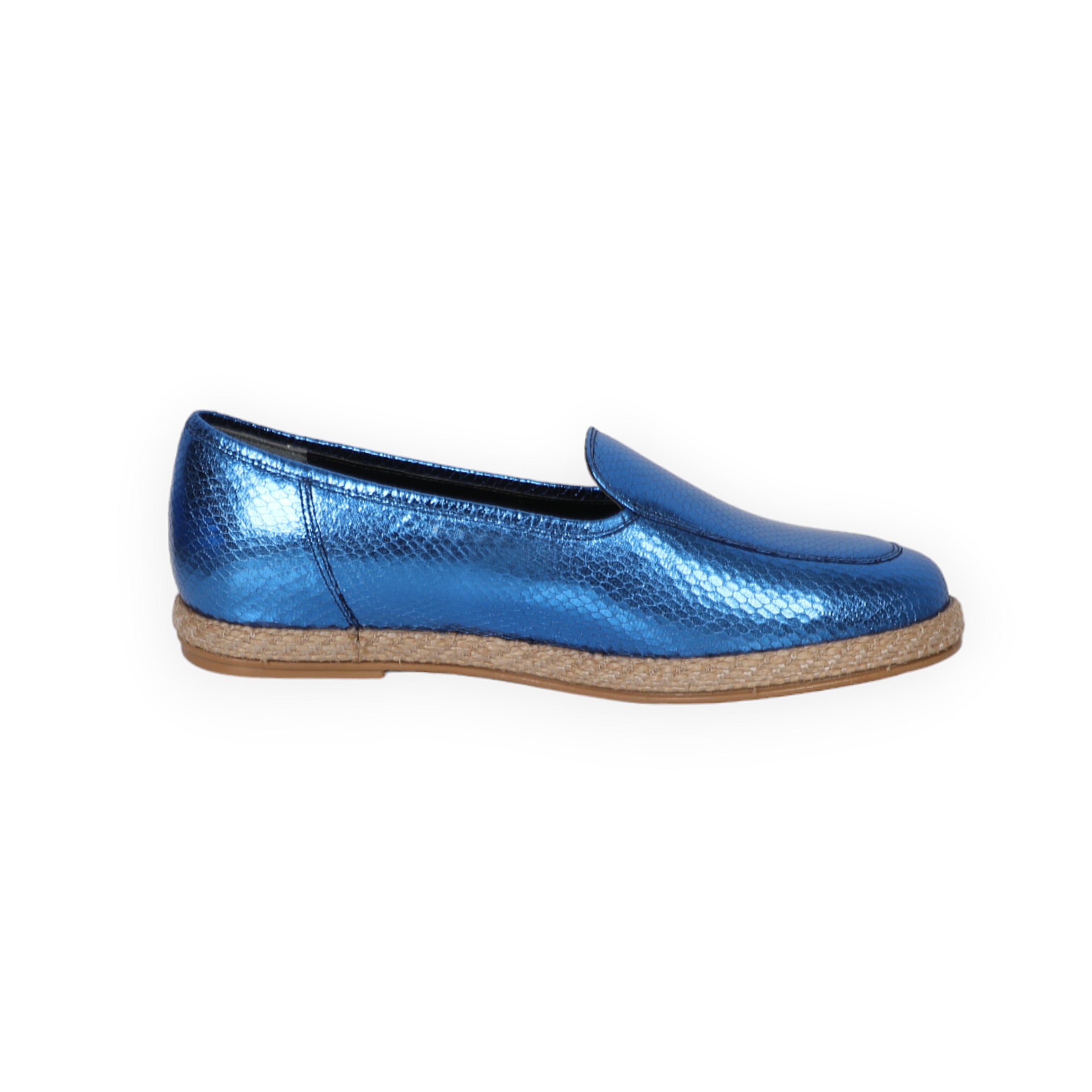 Blue Slip-On Shoes With Bamboo Insole