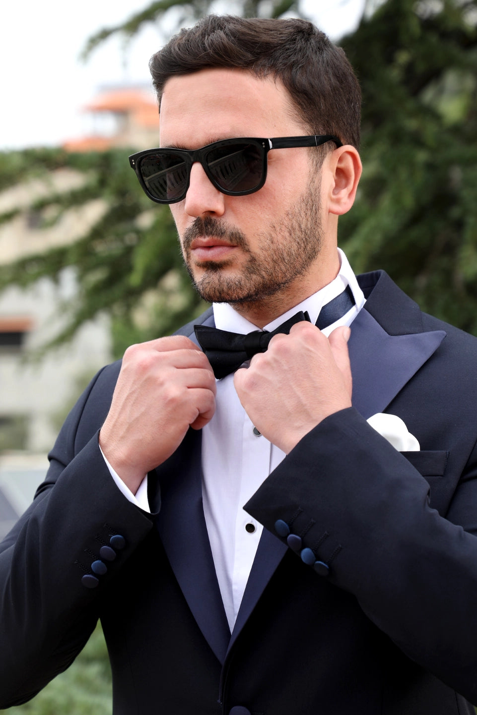 Navy Tuxedo Classy Designed Suit