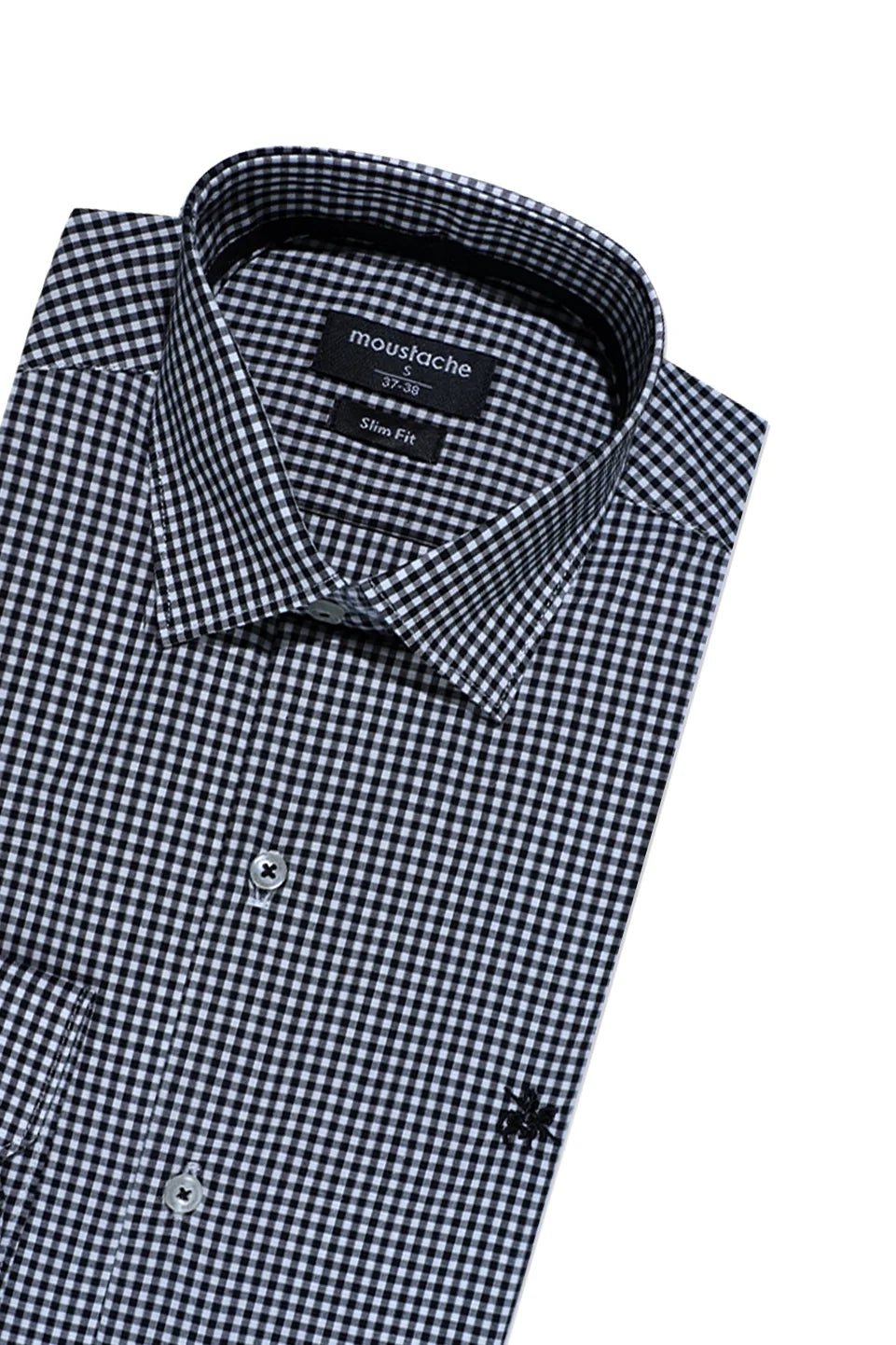 Long Sleeved Black Classic Shirt With Logo