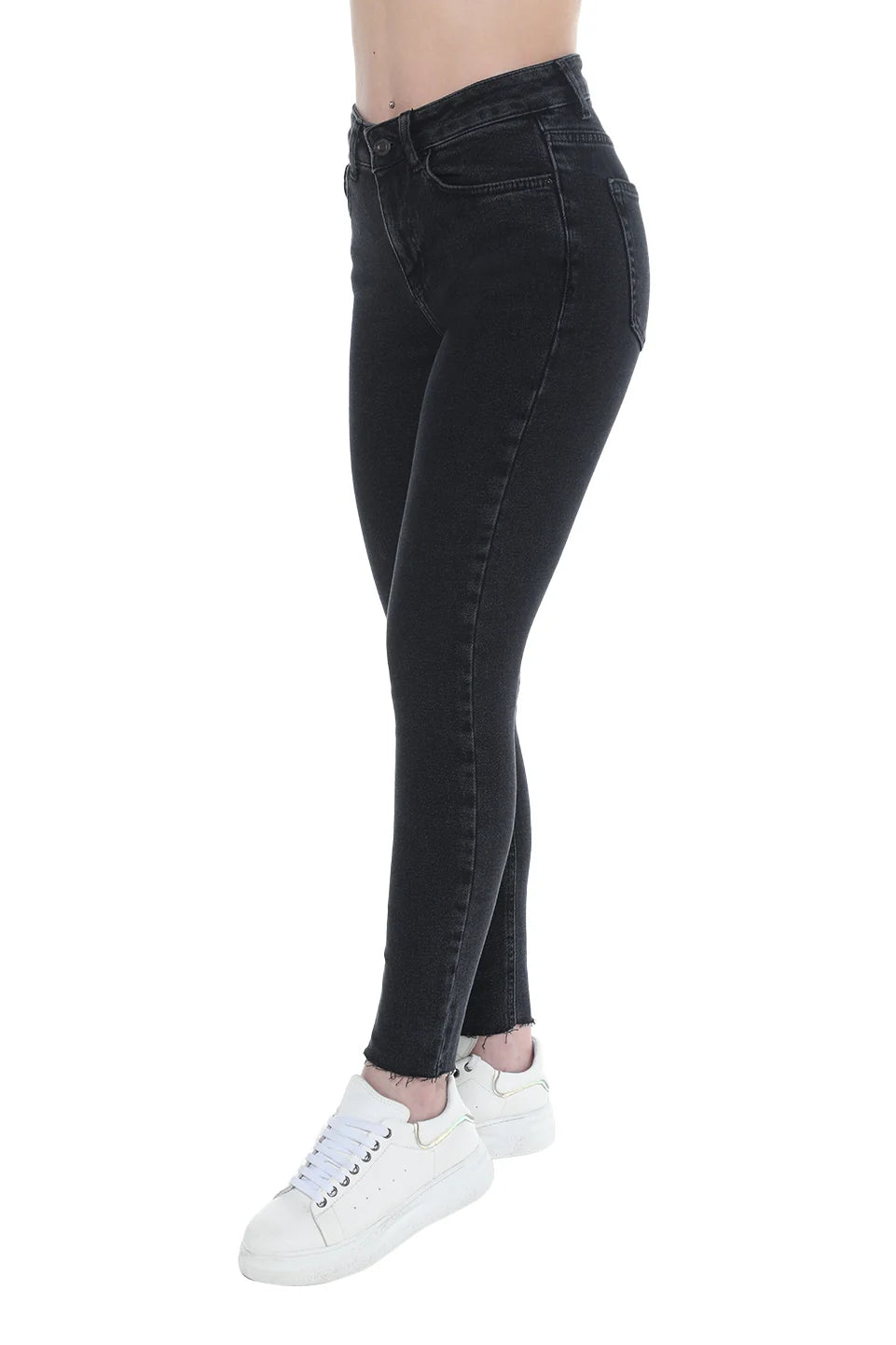 Black High Waist Skinny Jeans