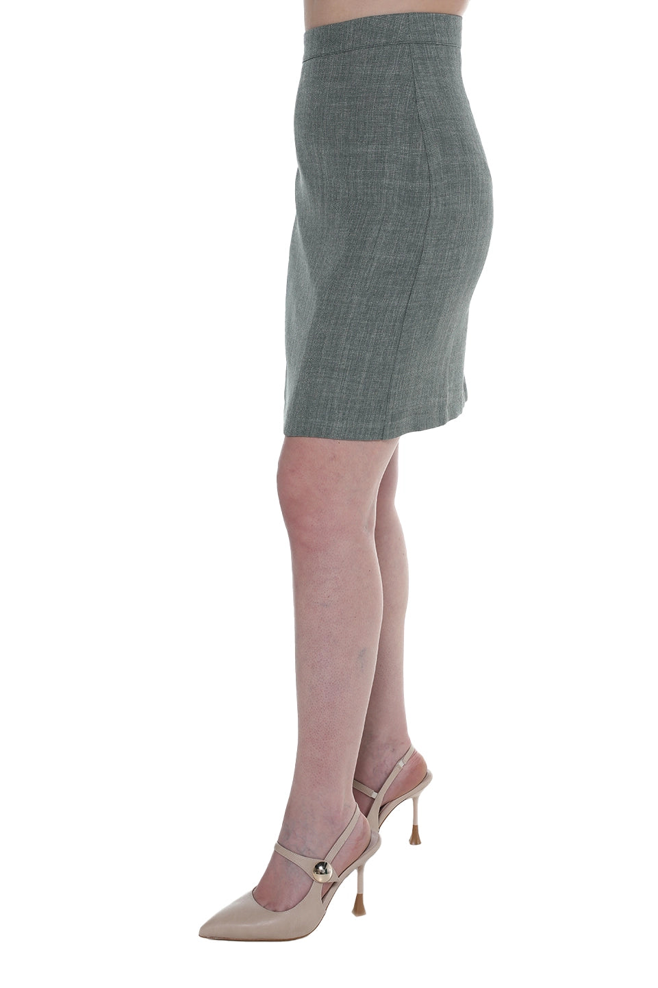 Work Wear Olive Classy Skirt