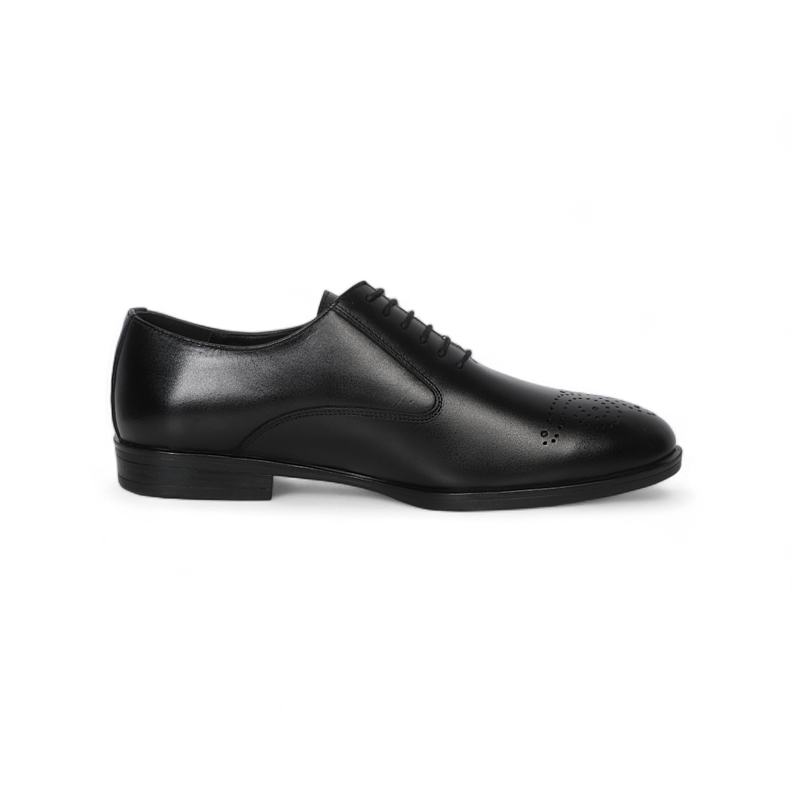 Classic Corporate Oxford Lace-Up Black Shoes